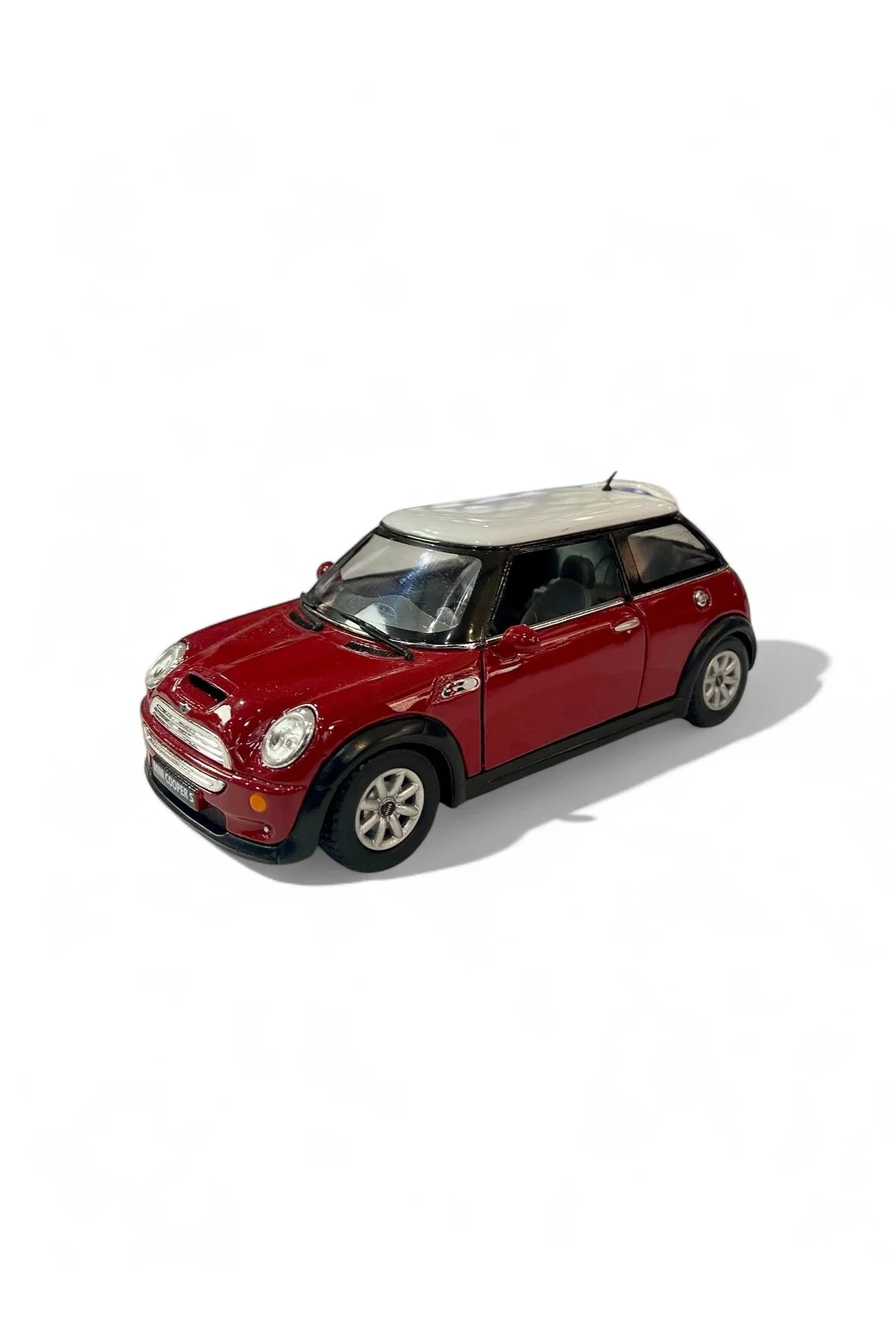 مدل خودرو KINSMART 1 28 MINI COOPER S RED DROP CHECK اورجینال WELLY