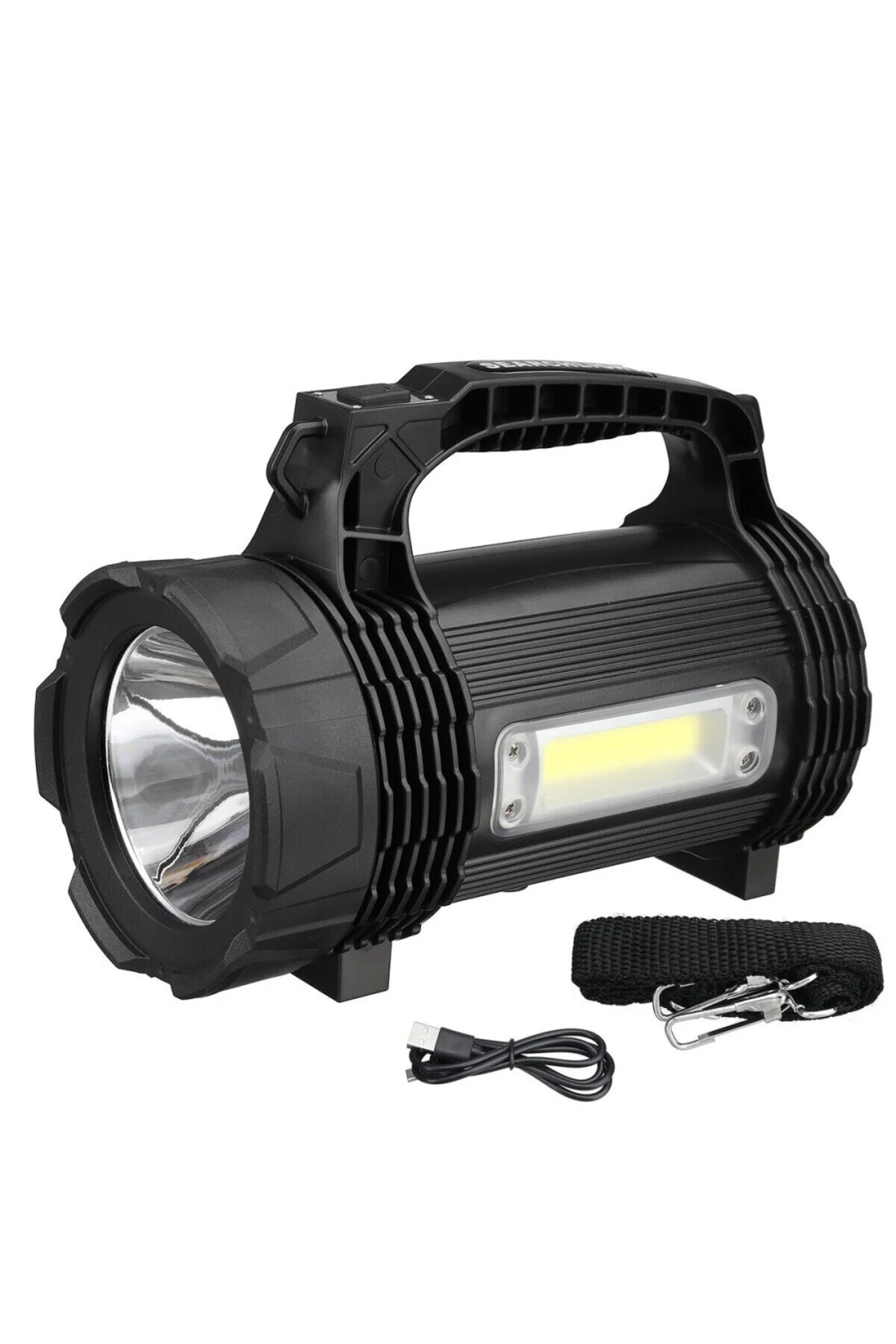 چراغ قوه قدرت بالا ضد آب LED 30W قابل شارژ پاور بانکی فایشر فانوس دریایی Kaite