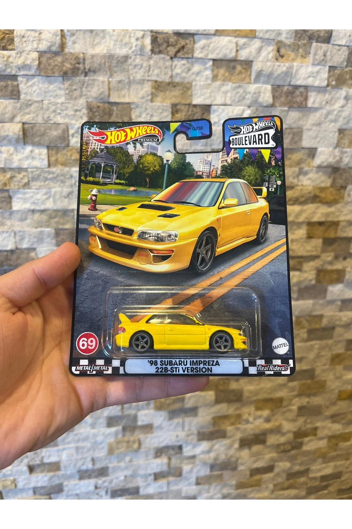 ماشین اسباب بازی 98 SUBARU IMPREZA اورجینال HOT WHEELS