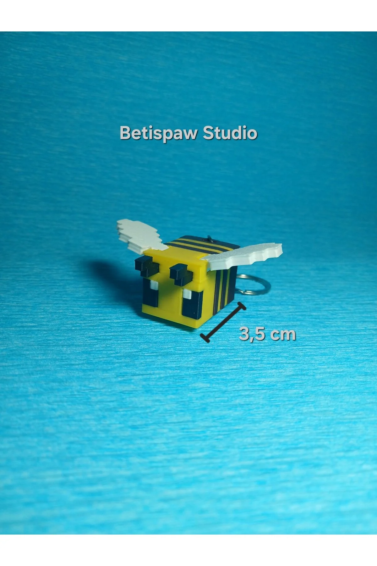 MINECRAFT BEE FIGURE CHAIN HONEY TOY CUTE Betispaw Studio