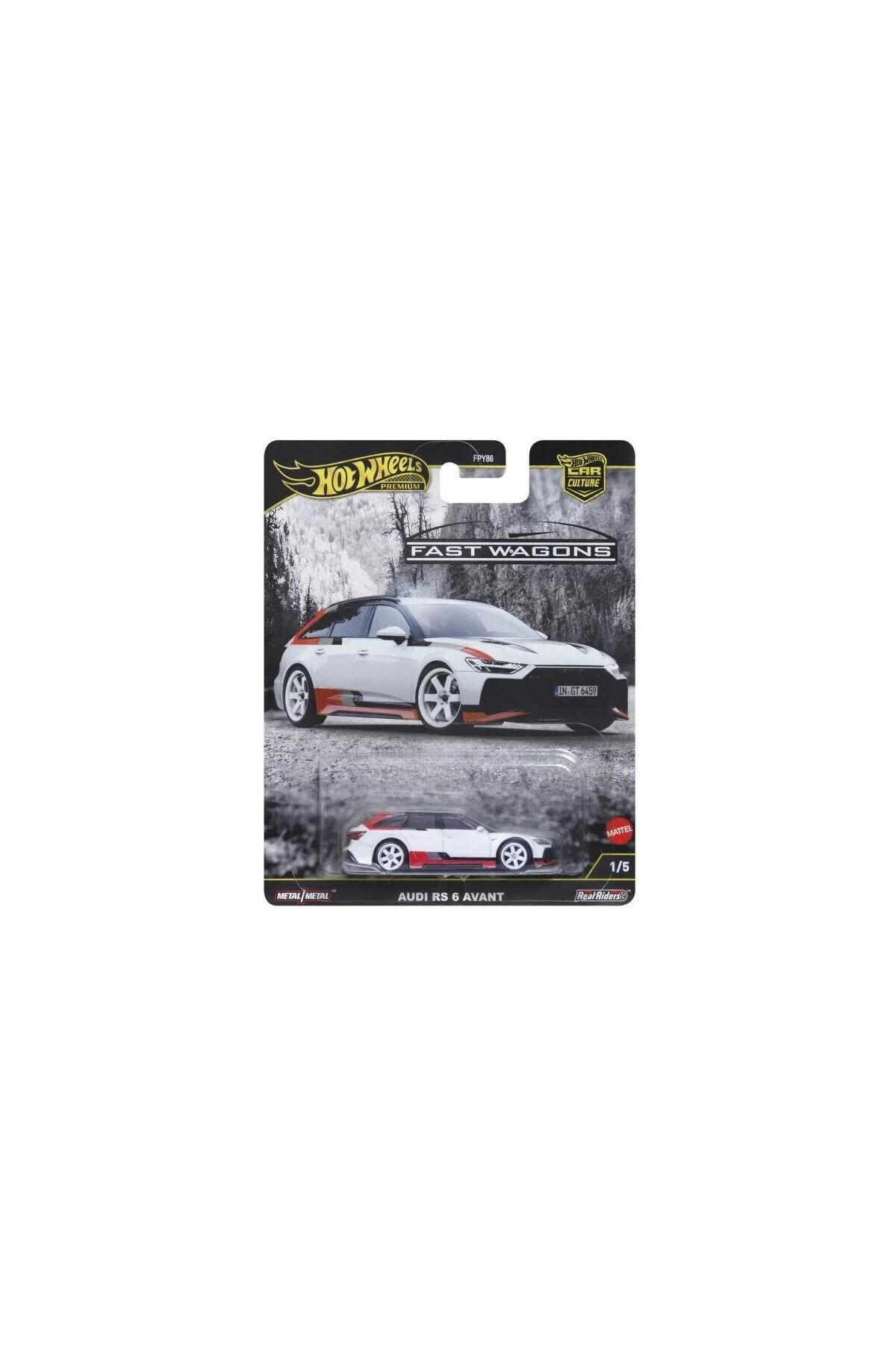 مدل خودرو WAGONS PREMIUM FAST AUDI RS 6 AVANT FPY86 JBK51 HOT WHEELS