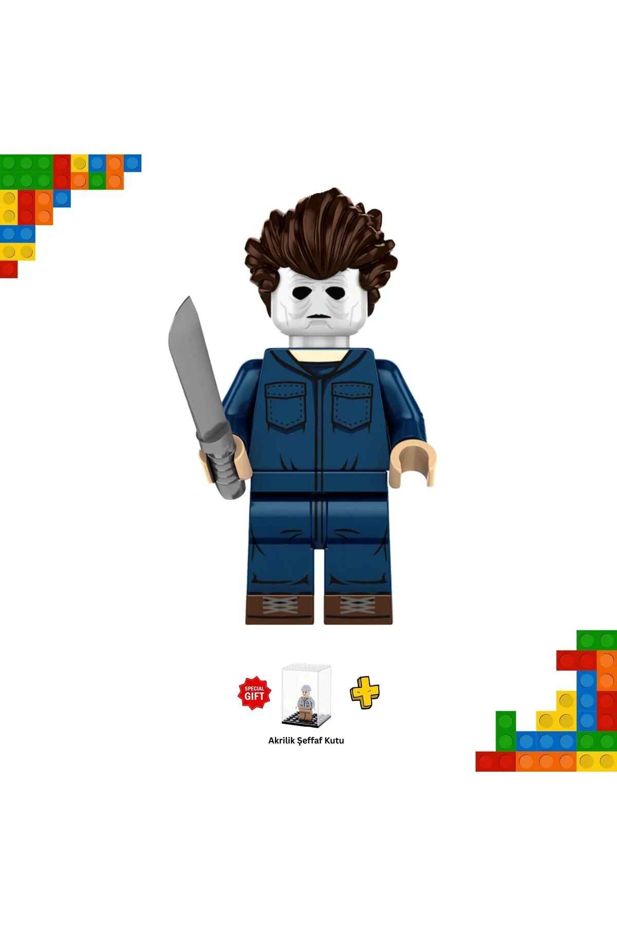 مینی فیگور MICHAEL MYERS سری ترسناک هالووین با جعبه اورجینال Geekland