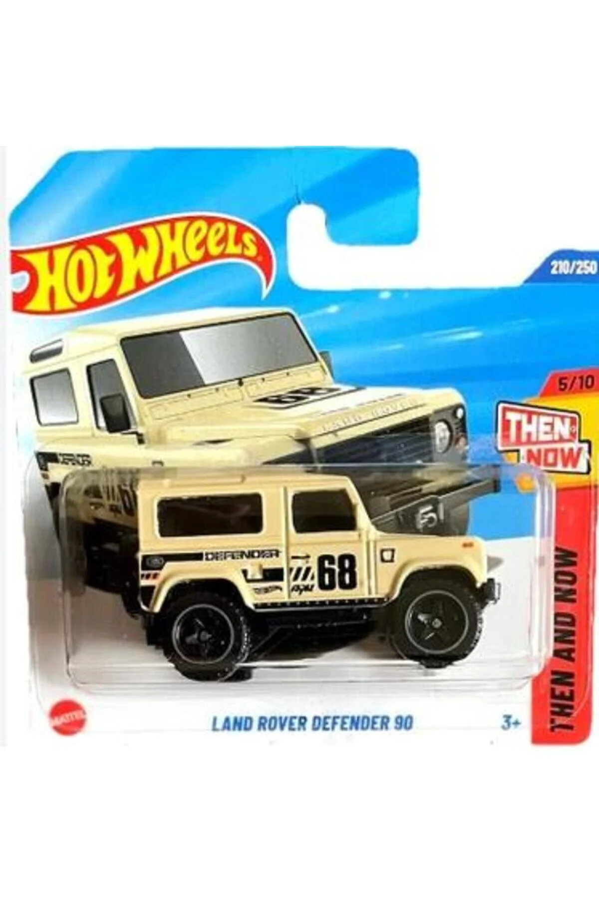 ماشین اسباب بازی تک لندرور دیفندر 90 JBB29 از آن زمان و اکنون ترکیه HOT WHEELS