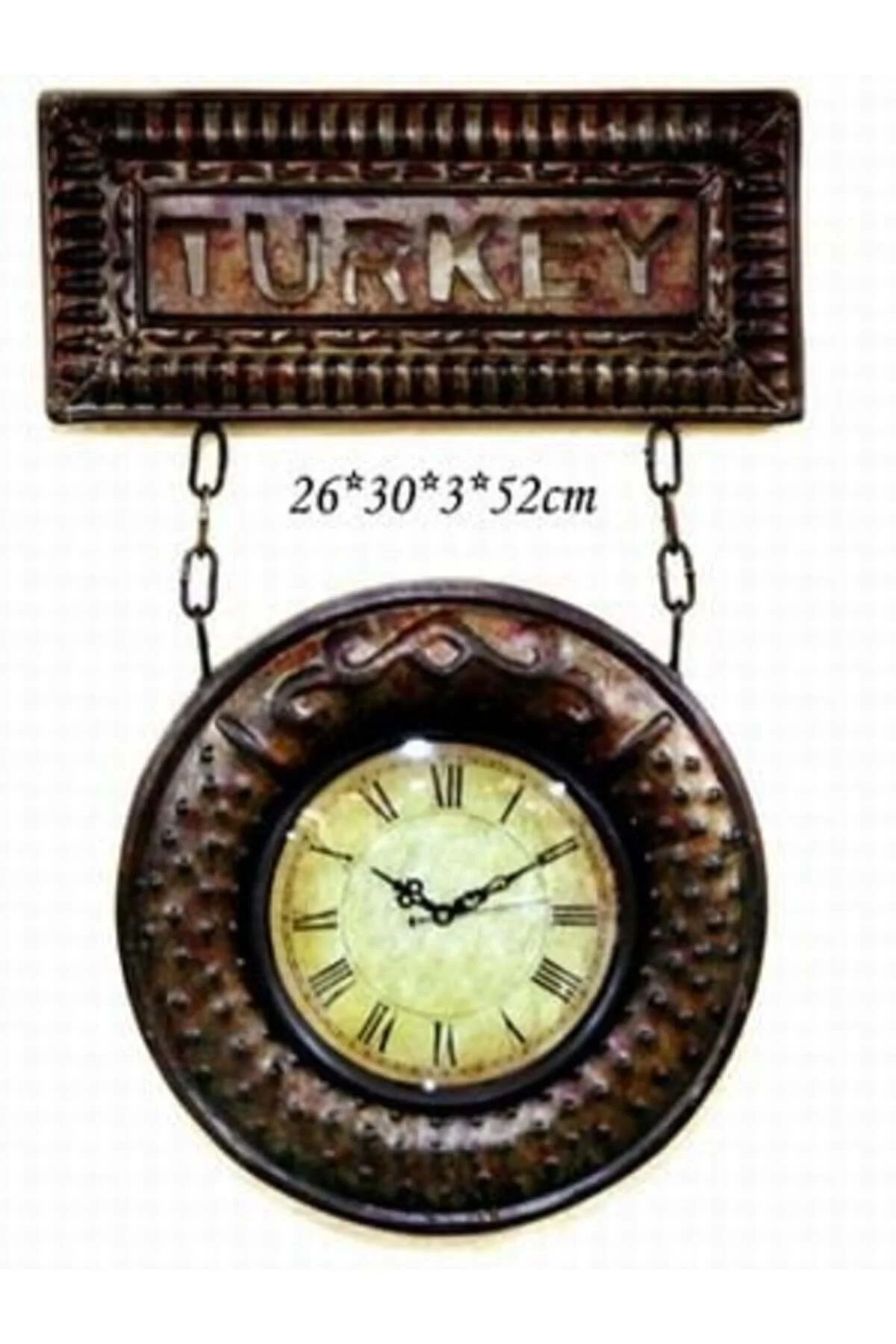 ساعت دیواری چند رنگ ترکیه اورجینال Lucky Art