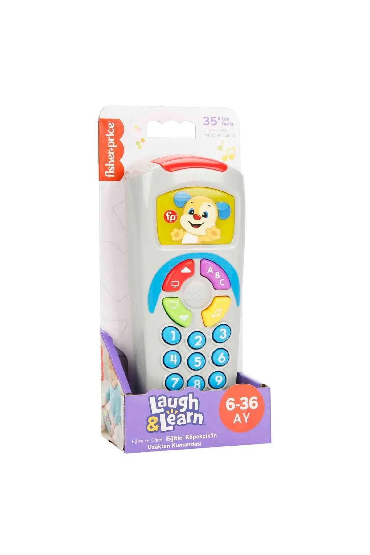 اسباب بازی های آموزشی خاکستری کنترل از راه دور سگ Fisher Price