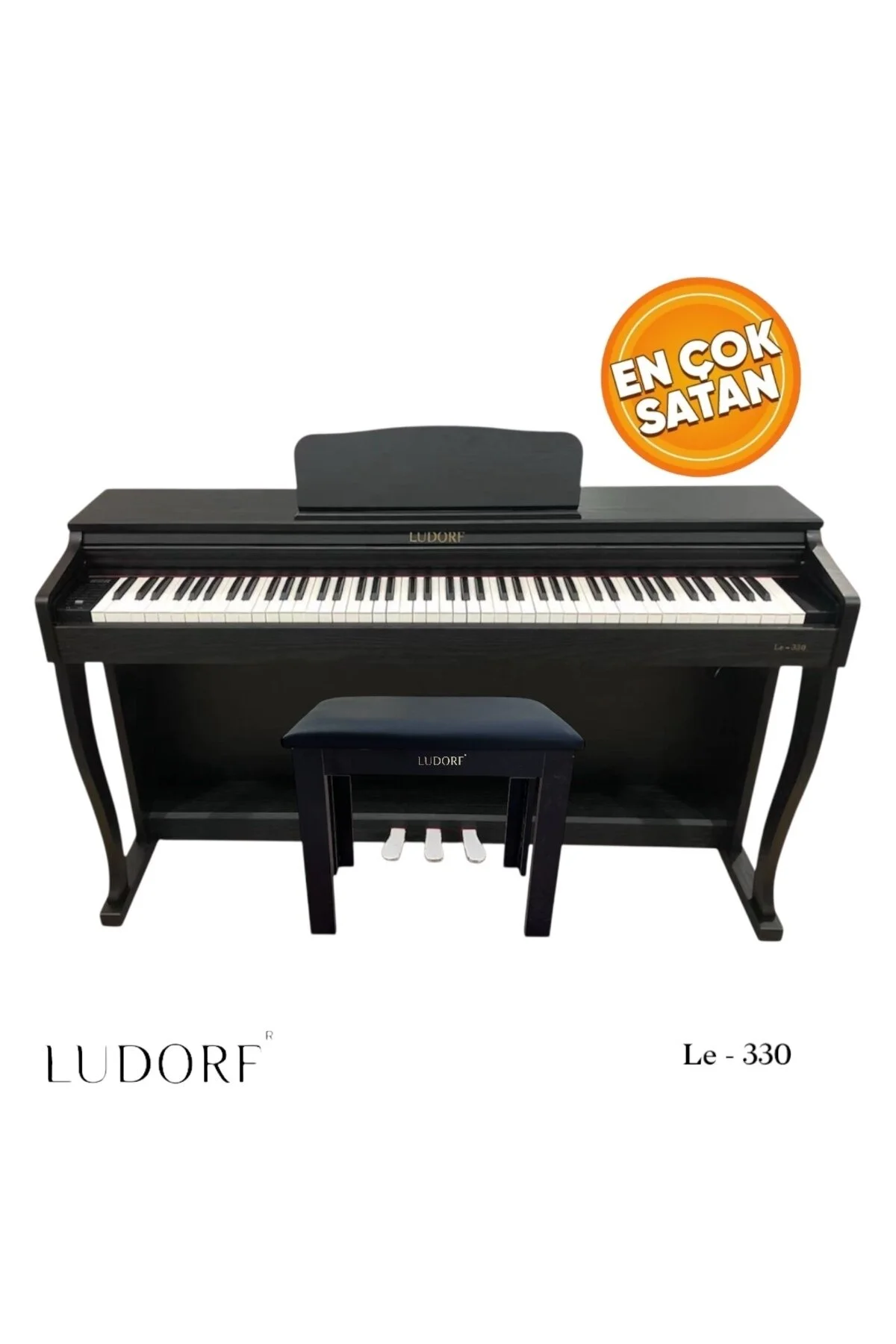 پیانو LE 330 حرفه ای 88 حساسیت کلید اصلی Ludorf