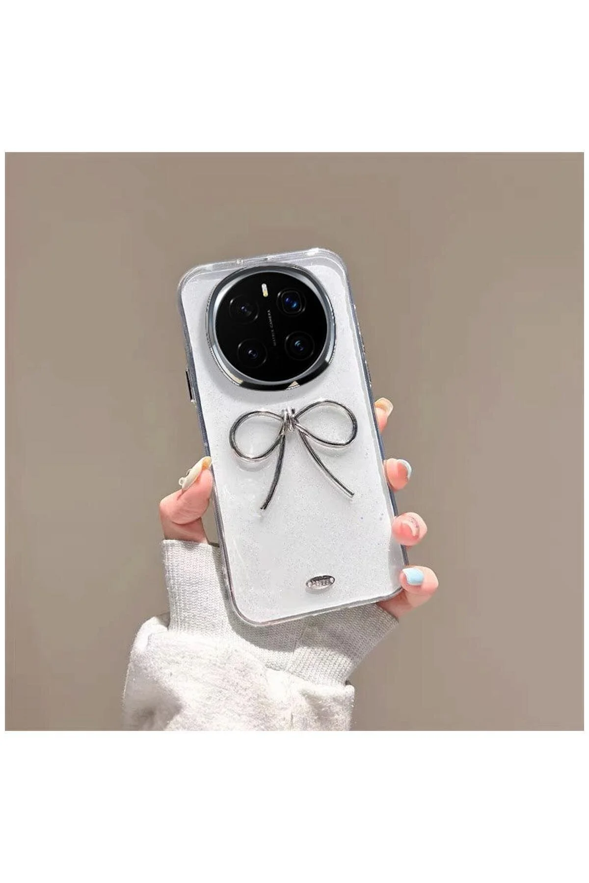 کاور و قاب محافظ سیلیکونی کمان سازگار HONOR MAGIC 7 PRO شفاف اورجینال Zebana