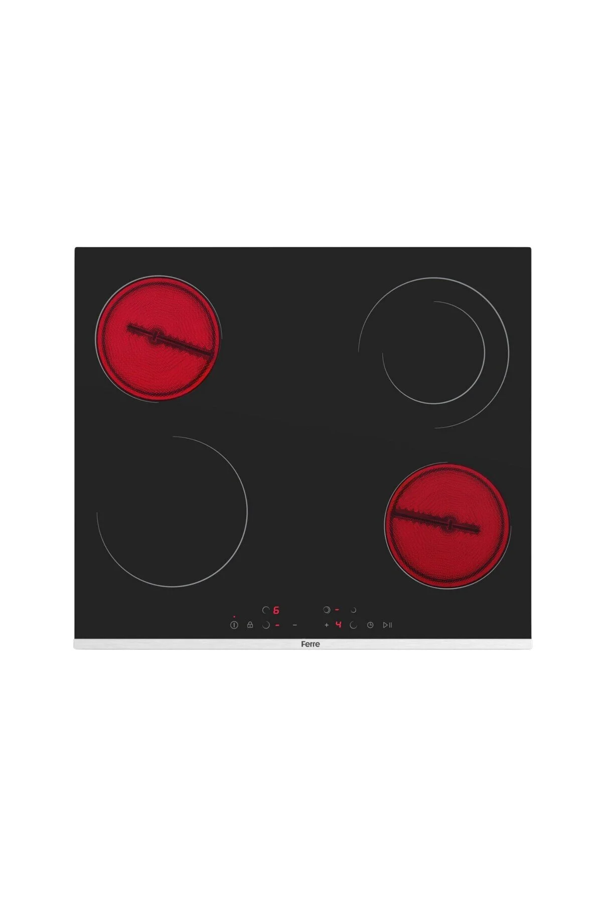 لوازم توکار FRYART& STEAM NOVERRA SILENT HOOD ELECTRIC WHITE ANK. مجموعه D081 SA + MS263 XE64CB Ferre