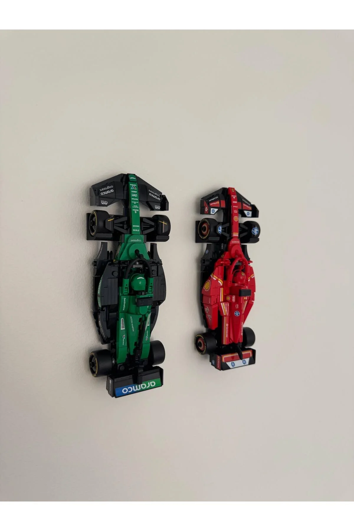 لگو و اسباب بازی های ساخت محور پایه F1 SPEED ​​CHAMPIONS WALL HANGING BRACKET برای مونتاژ آسان روی دیوار 1 PC از ترکیه Genel Markalar