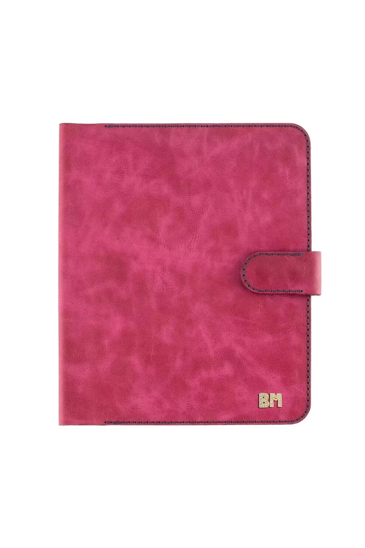 کاور تبلت سازمان‌دهنده IPAD با عملکرد SNAP خاص 100% RAINBOW چرمی FUCHSIA twingold