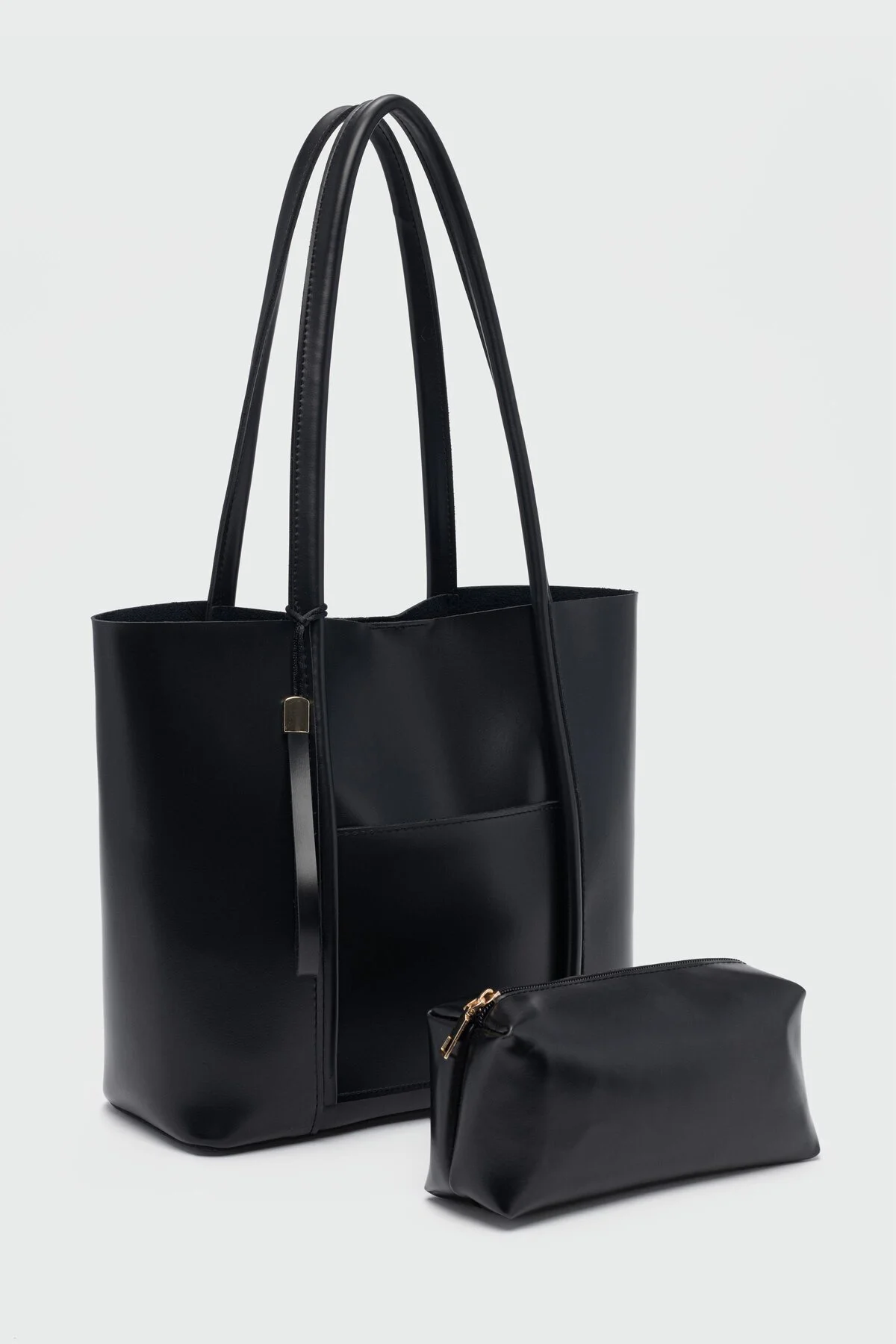 کیف شانه ای کیسه سنگریزه مشکی Shule Bags
