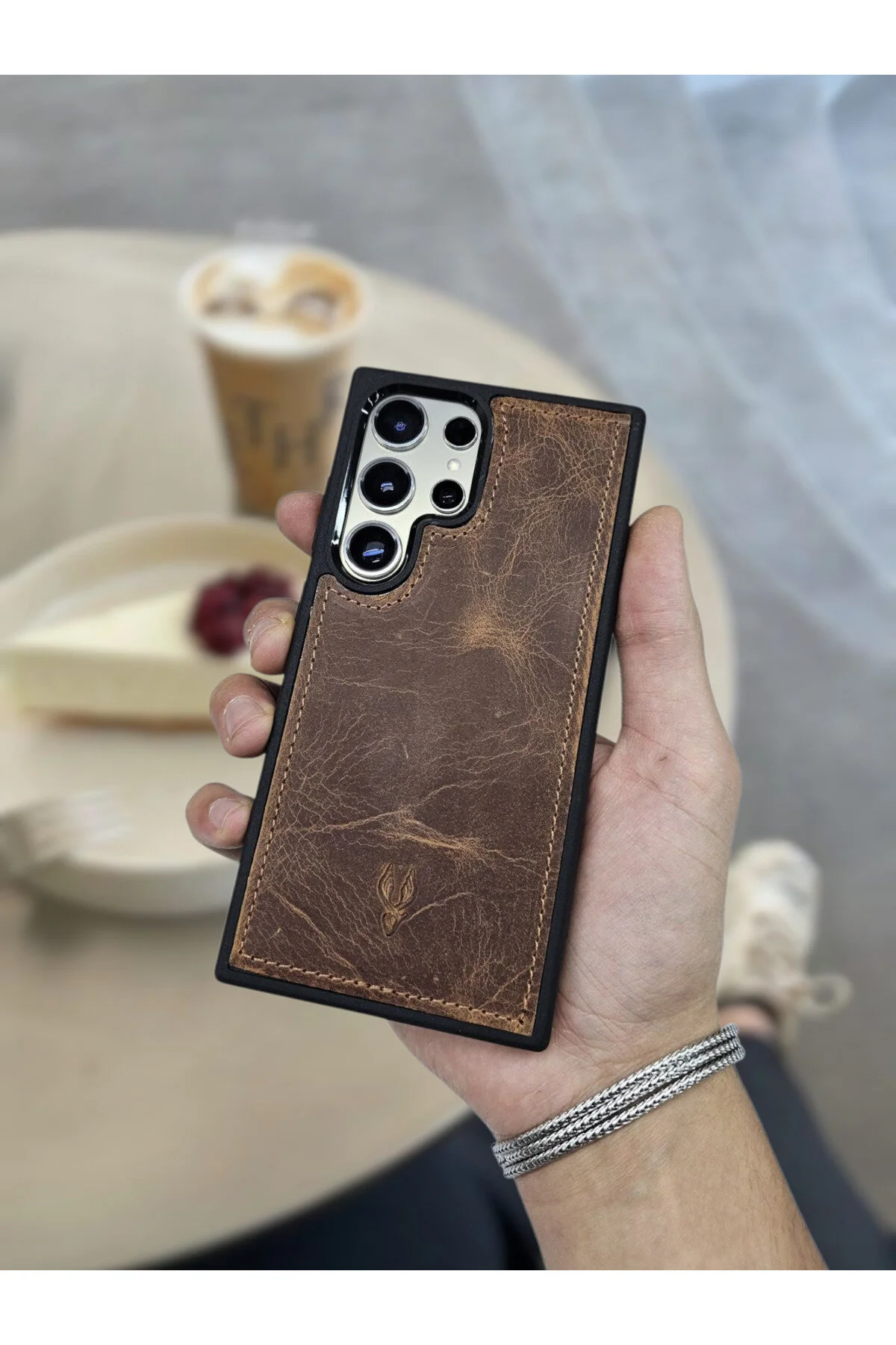 کاور و قاب گوشی چرم اصل VISSO S23 VİSSO