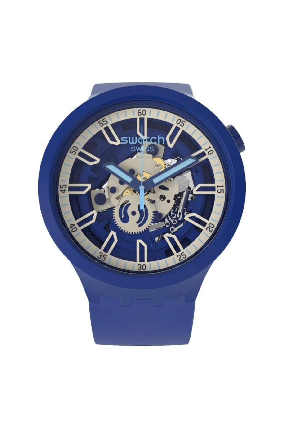 ساعت مردانه و زنانه BIG BOLD I BLUE UNISEX WATCH SB01N102 سواچ Swatch