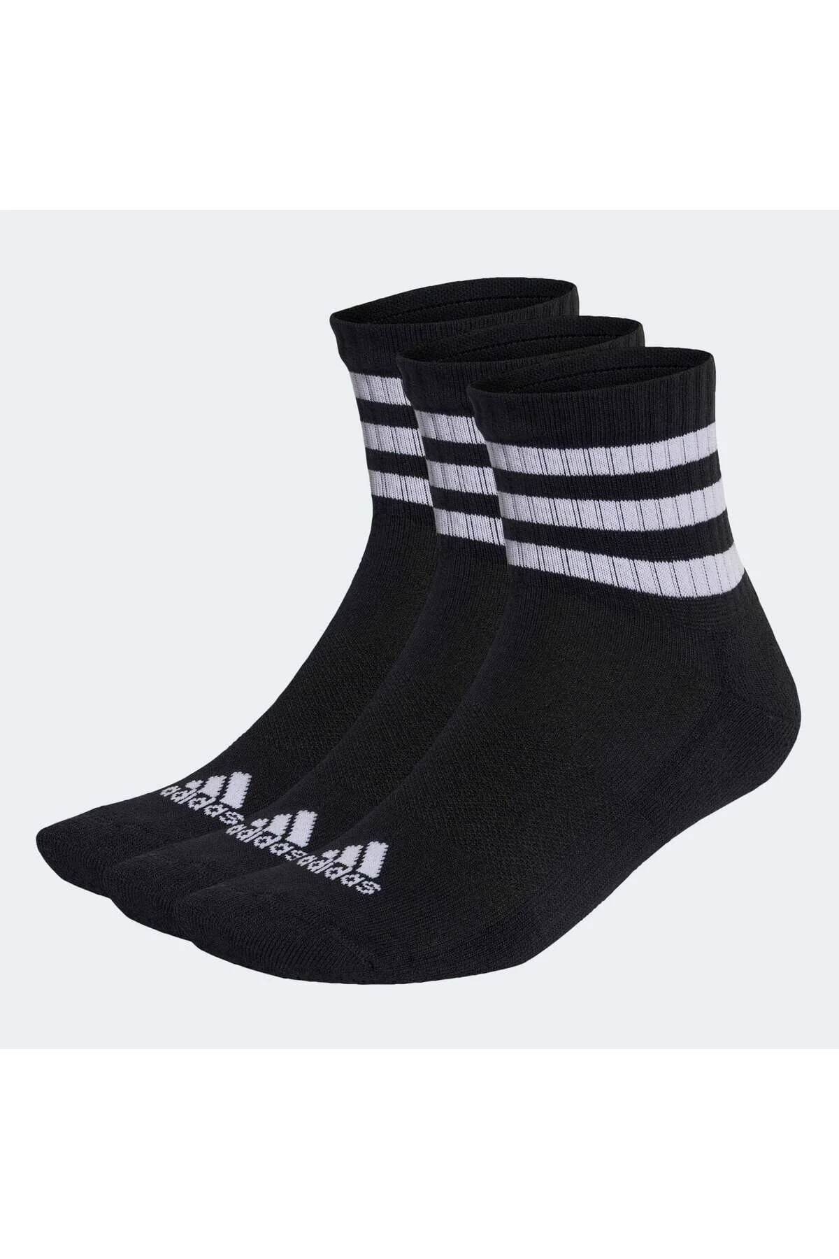 مردانه و زنانه جوراب 3 قطعه سیاه اورجینال adidas