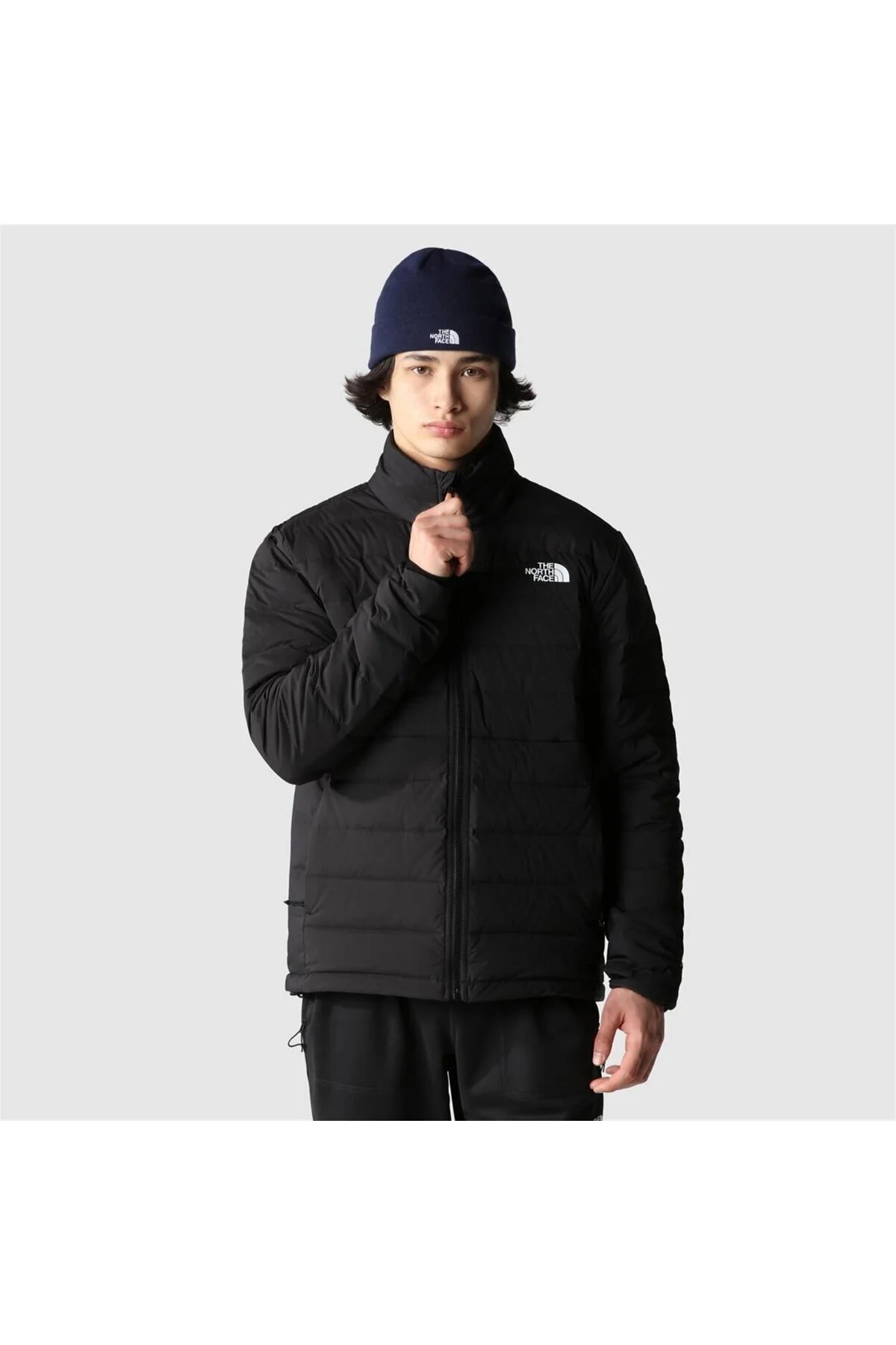 کاپشن ورزشی مشکی مردانه Belleview کشش ژاکت کاپوت سیاه The North Face