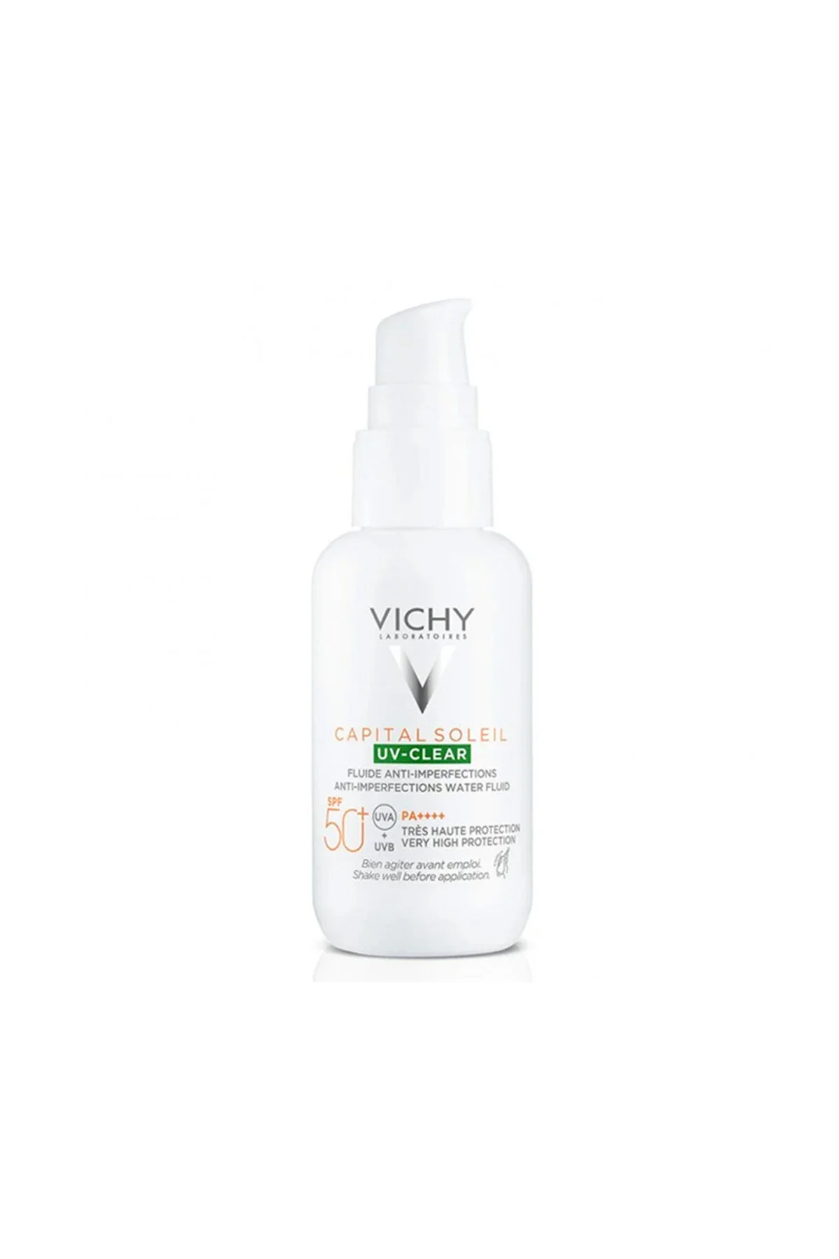 کرم ضد آفتاب صورت سرمایه SOLEIL UV CLEAR SPF50+ خورشید 40 میل ویشی Vichy