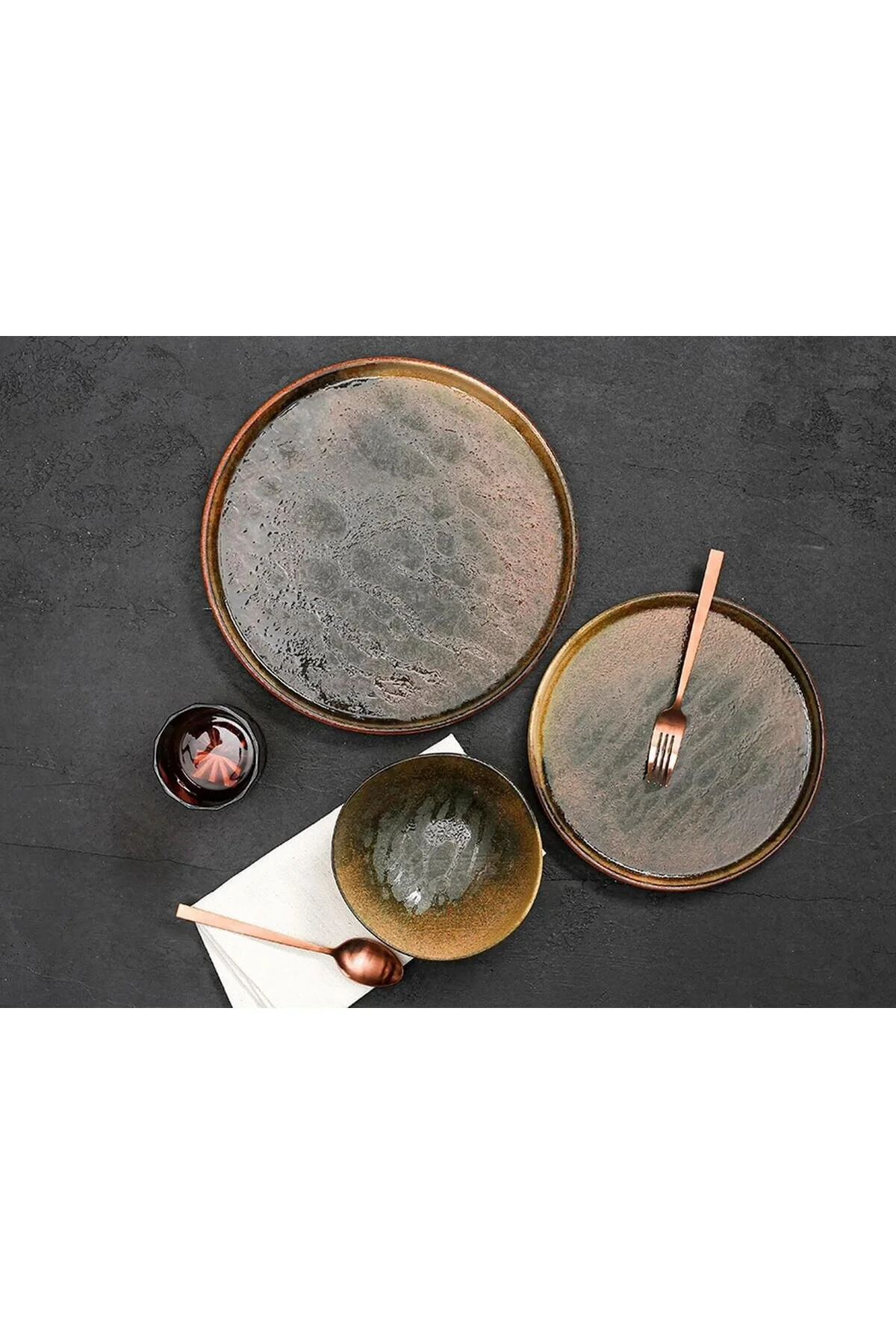 سرویس غذاخوری STONEWARE GENESIS 3 قطعه مجموعه شام ​​04SWA000237 Porland