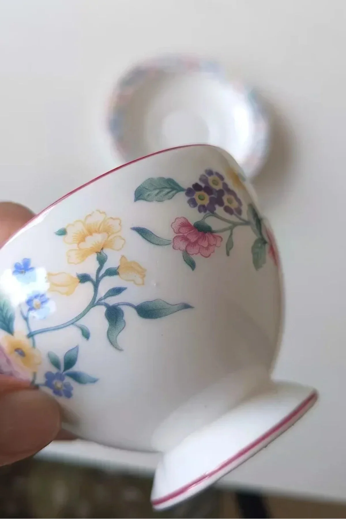فنجان چای BONE CHINA ENGLAND MARGUERITE TEATED CUP 2 قطعه 140 میلی لیتر Royal Albert