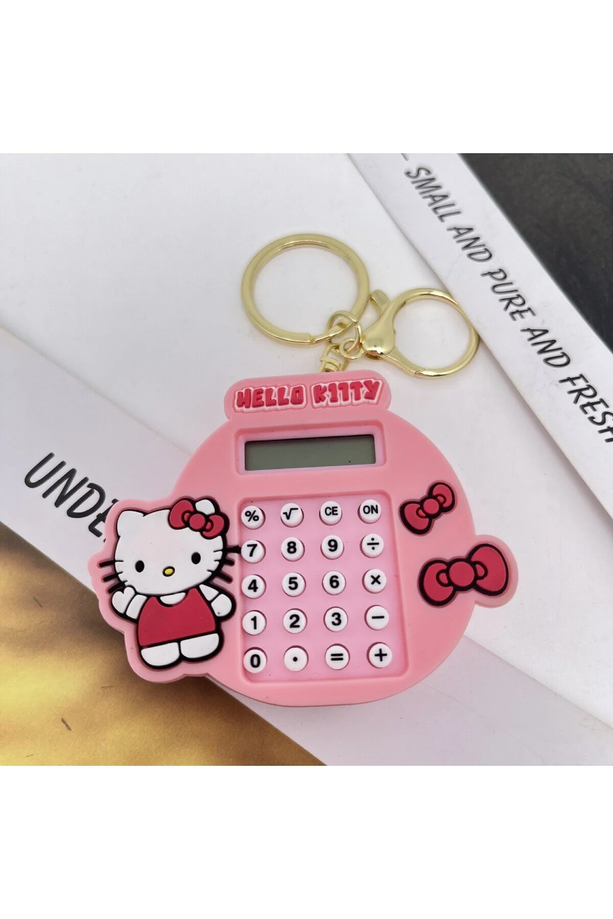 جلیقه کلید زیور آلات کیف جاکلیدی و ماشین حساب KUROMI CINNAMOROLL MY MELODIE POCHACCO HELLO KITTY Genel Markalar