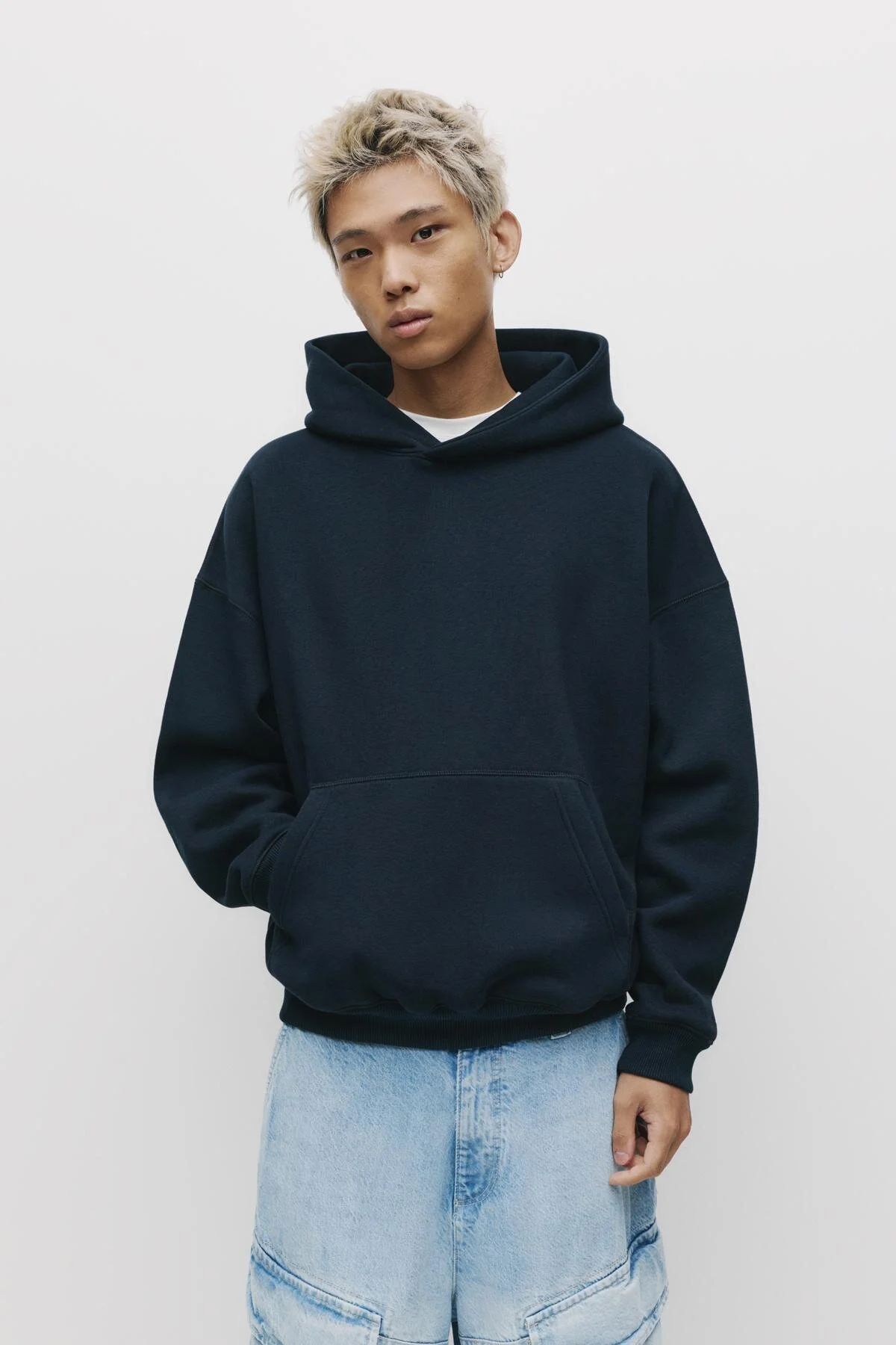 سویشرت تعداد زیادی برش پیراهن اورجینال Pull & Bear