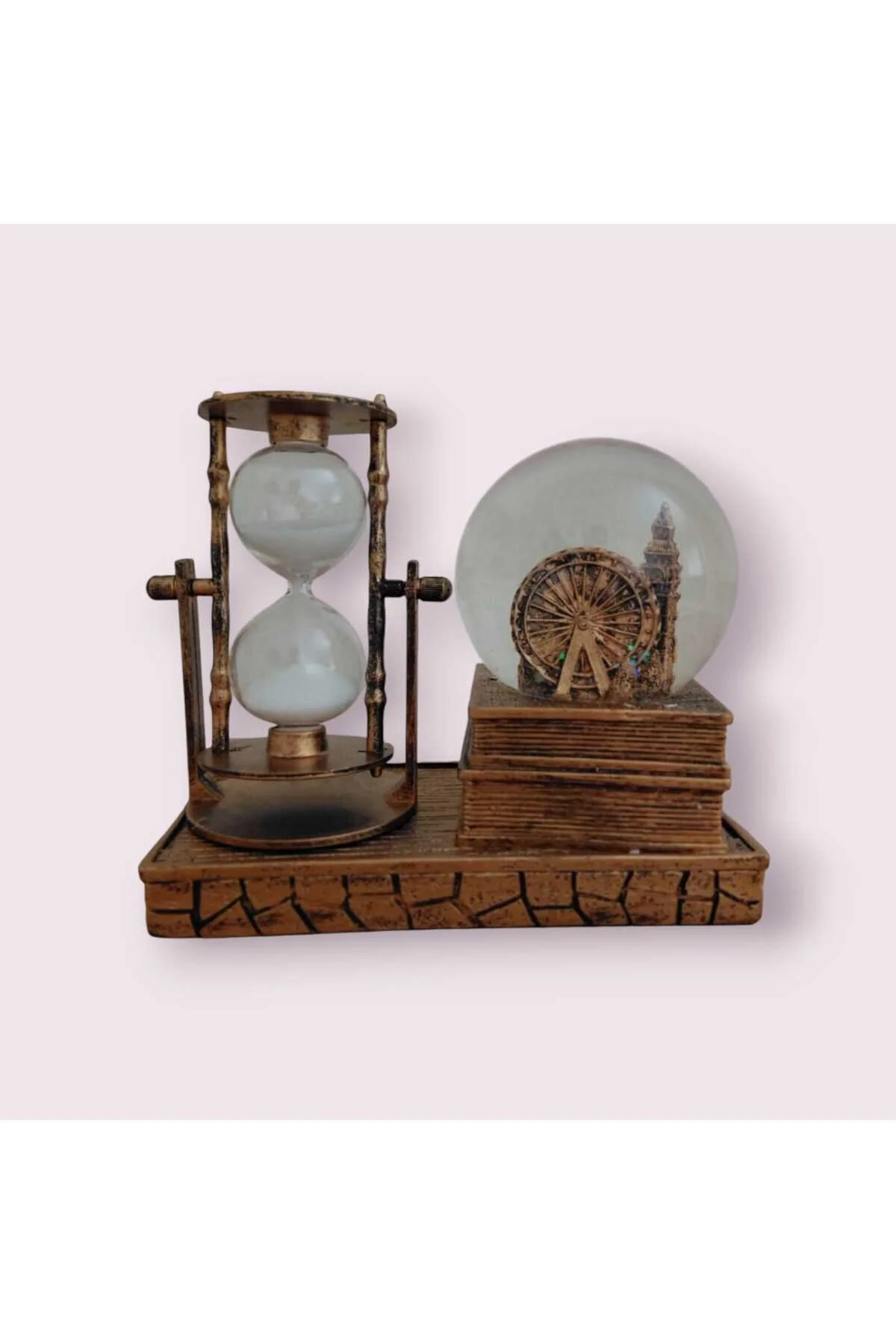 گوی برفی ساعت شنی با SNOW GLOBE از ترکیه Hedies