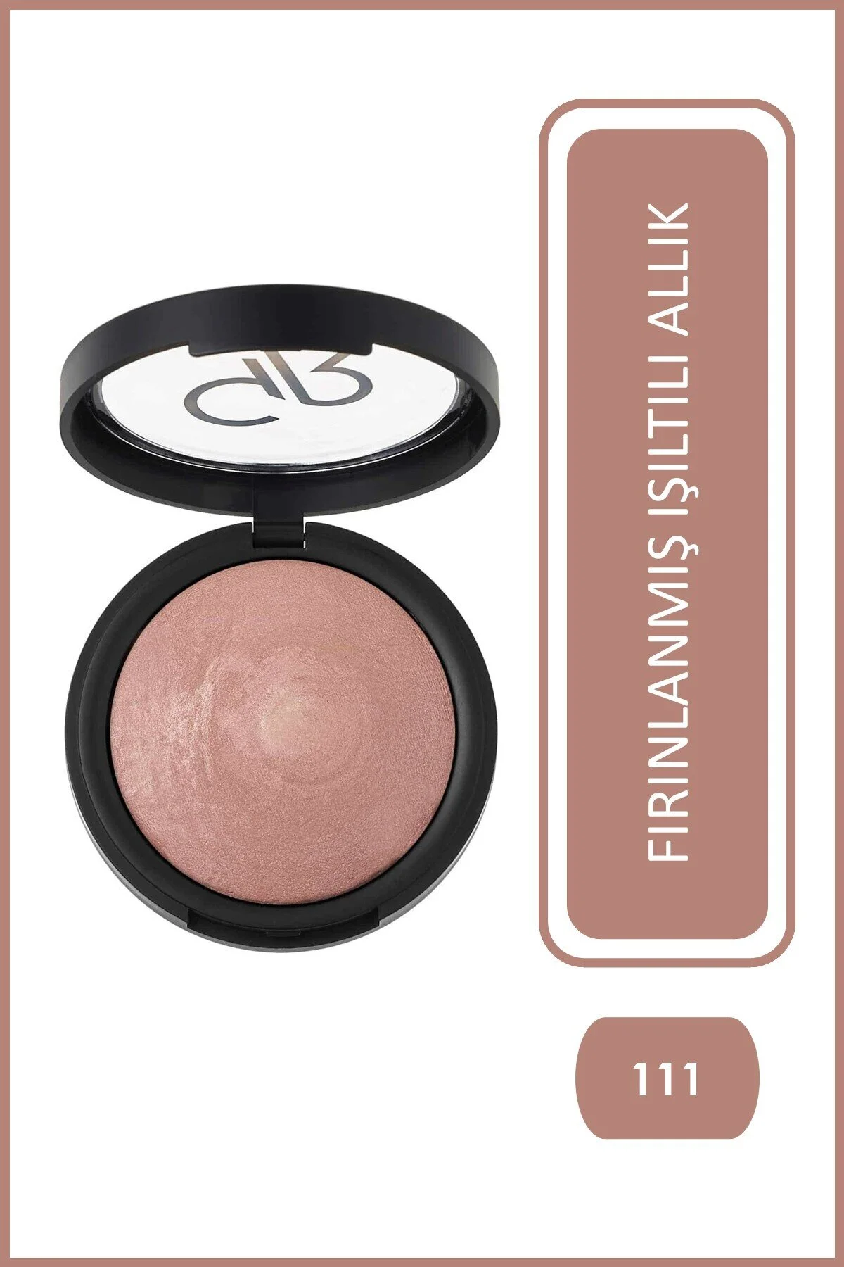 رژگونه STARDUST پخته شماره: 111 سرخ شدن درخشان Golden Rose