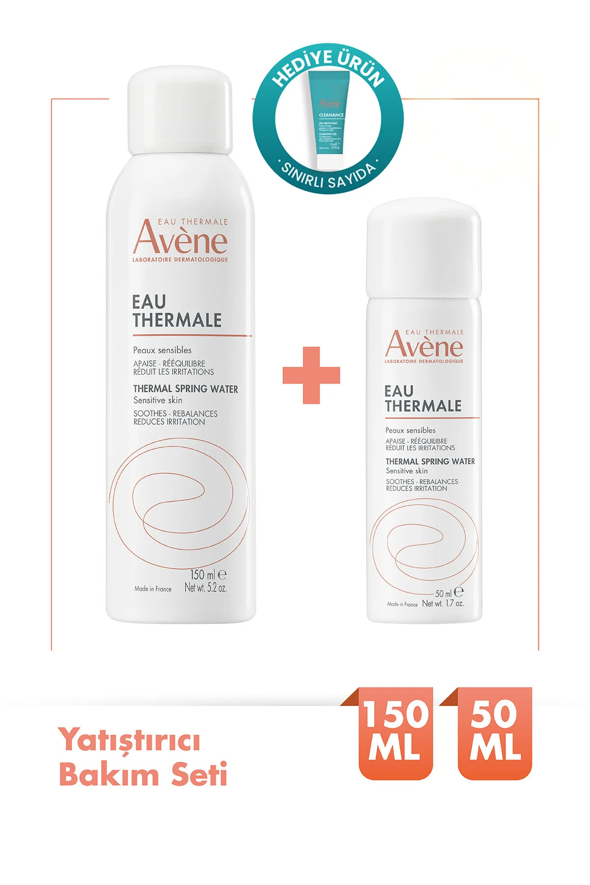 ست مراقبت پوست فروش آب حرارتی 150 میل + 50 Avene