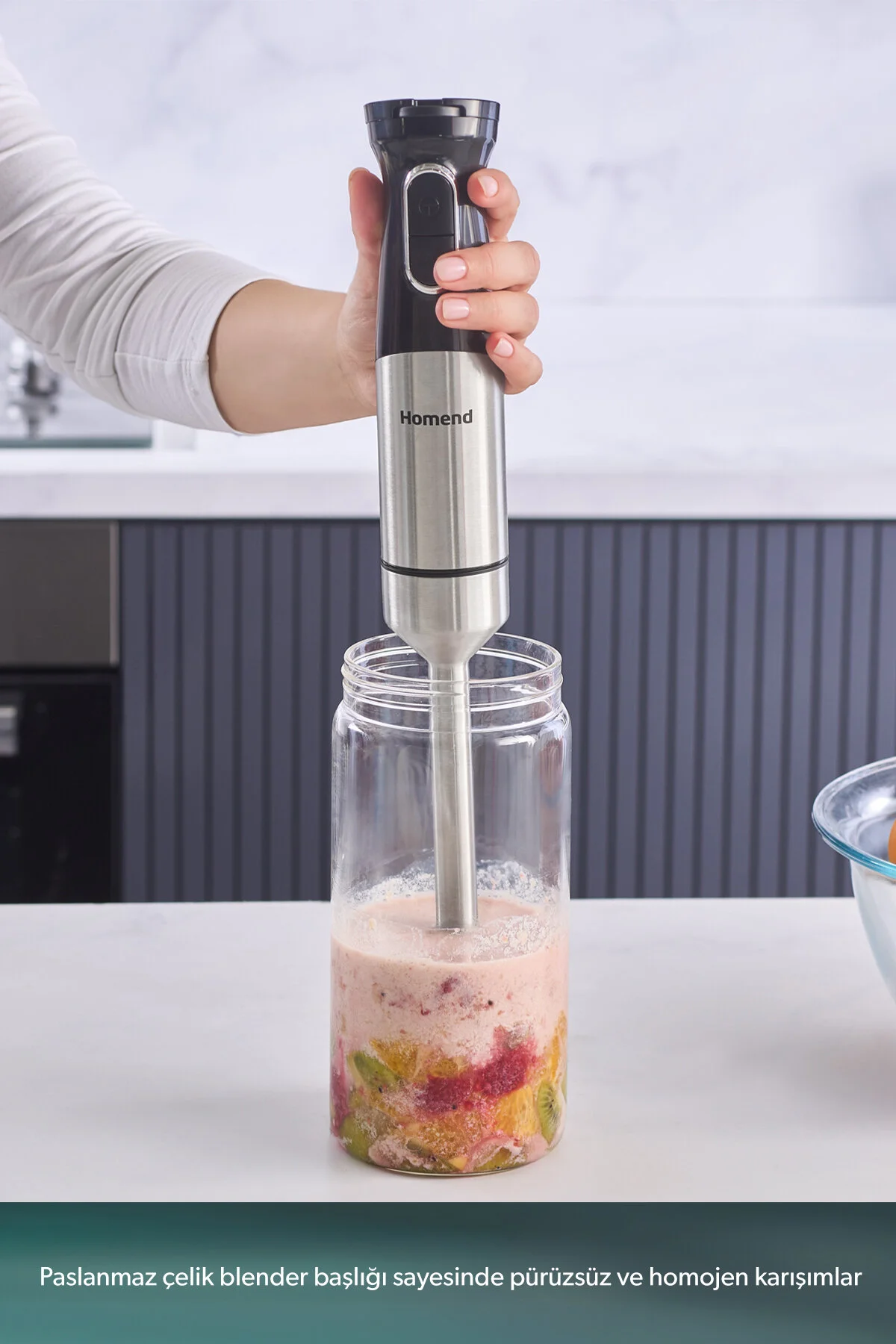 ست مخلوط کن FUNCTIONALL 2848H غذاساز INOX اورجینال HOMEND