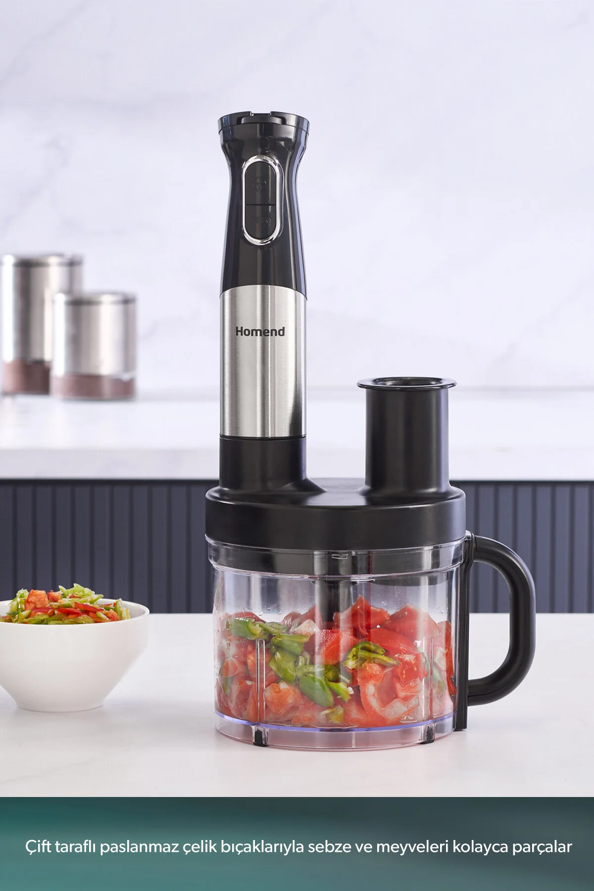 ست مخلوط کن FUNCTIONALL 2848H غذاساز INOX اورجینال HOMEND
