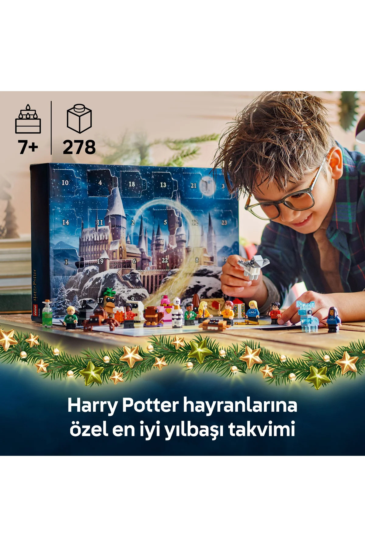 لگو و اسباب بازی های ساخت محور ® هری پاتر ™ 2025 تقویم کریسمس 76456 7+ شمارش معکوس برای کودکان 278P LEGO