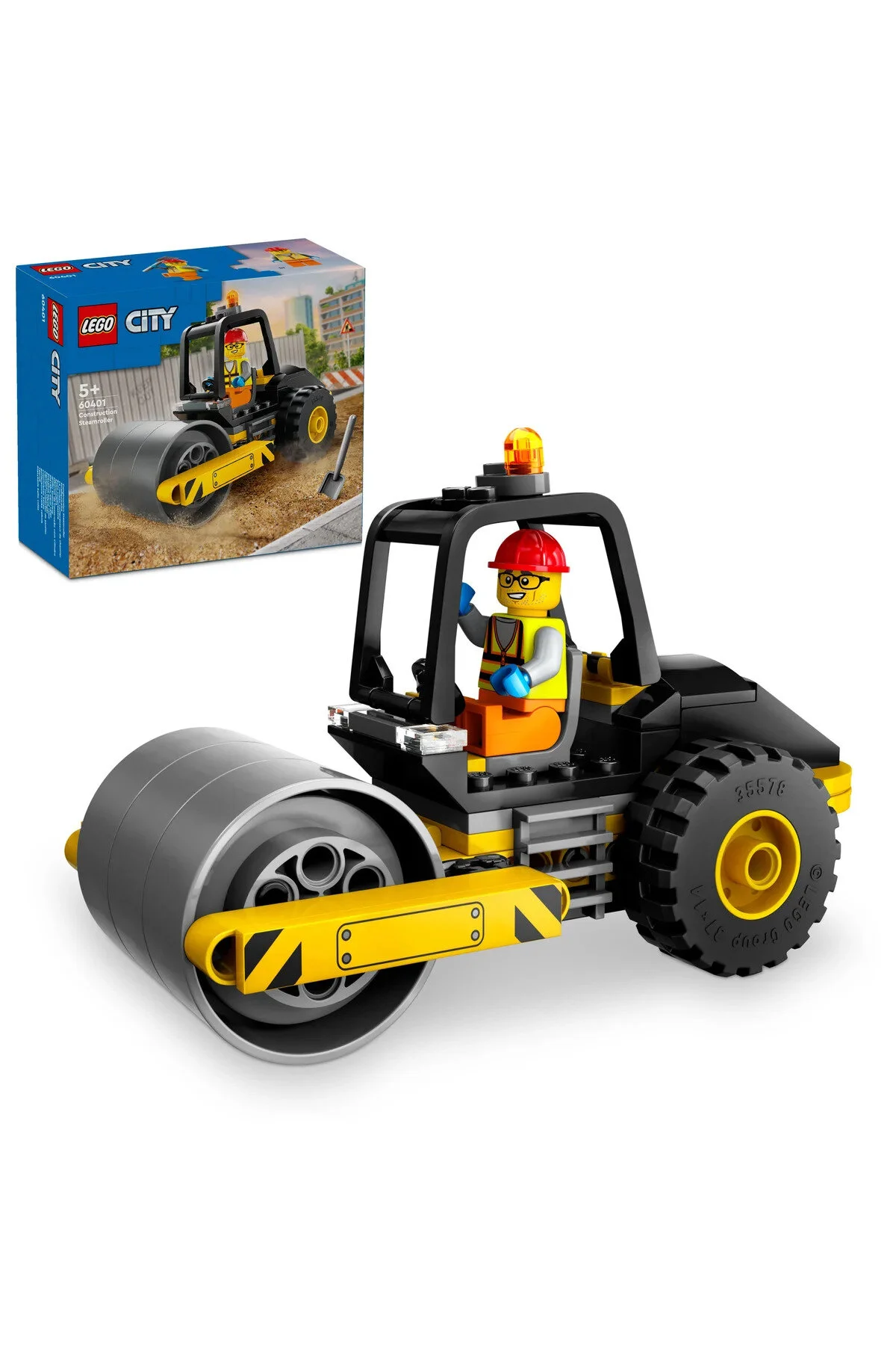 لگو و اسباب بازی های ساخت محور ® CITY ROAD ROLLER 60401 CREATIVE TOY BUILDING FOR 5+ 78P از ترکیه LEGO