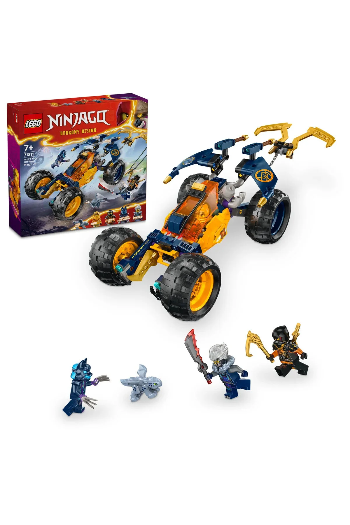 لگو ® NINJAGO® NINJA LAND BUGGY CAR 71811 7+ مجموعه خلاق 267 قطعه اورجینال LEGO