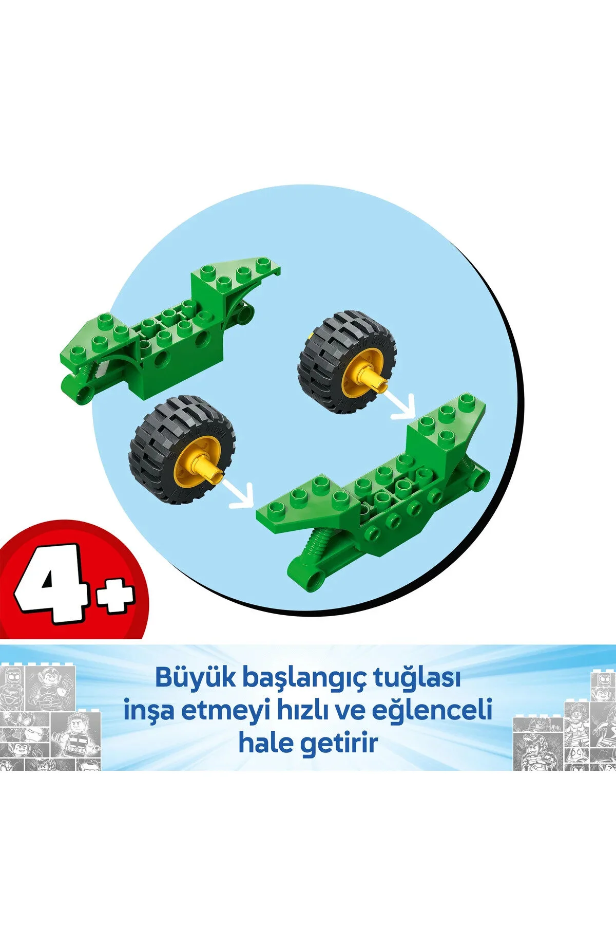 لگو و اسباب بازی های ساخت محور ® MARVEL SPIDEY AND HIS AMAZING FRIENDS SPIN ELECTRO DINOSAUR VEHICLE TRACKER 11198 از ترکیه LEGO