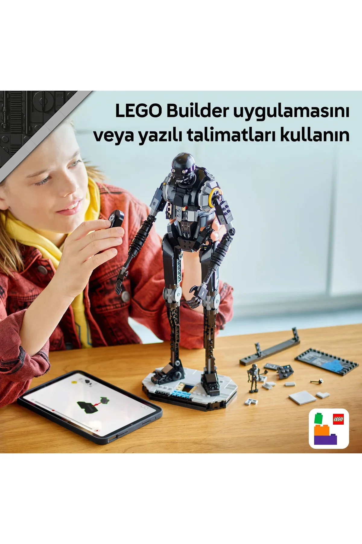 لگو و اسباب بازی های ساخت محور جنگ ستارگان K 2SO SECURITY DROIDI 75434 TOY برای بیش از 10 سال 845 قطعه تنظیم شده است LEGO