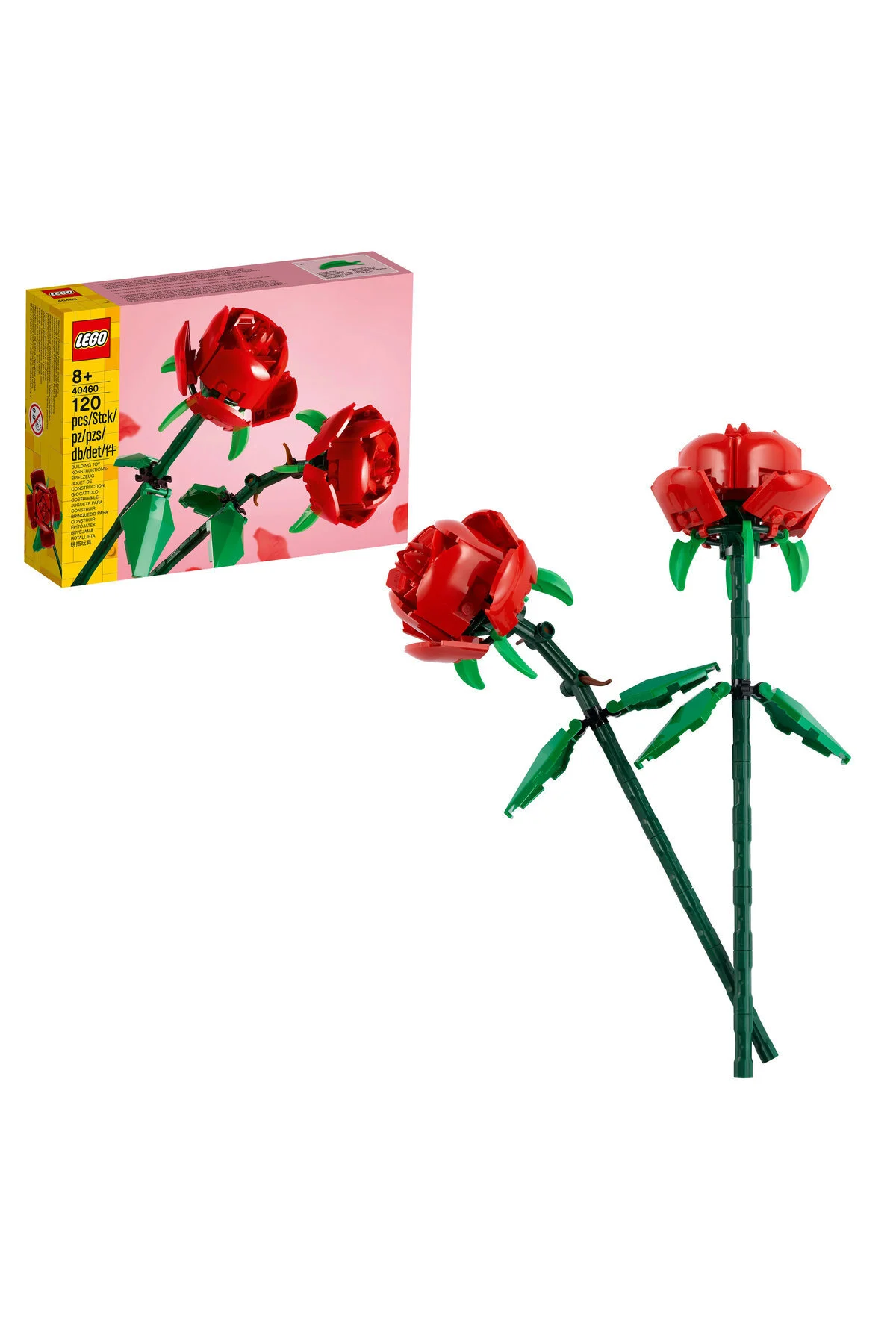 لگو و اسباب بازی های ساخت محور ® BOTANICALS ROSE 40460 ست مدل گل تزئینی 8+ 120 عدد اورجینال LEGO