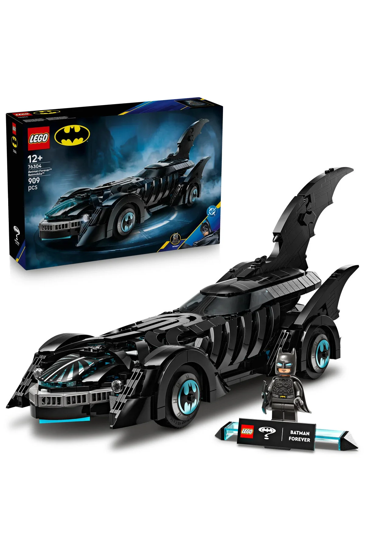 لگو و اسباب بازی های ساخت محور ® DC BATMAN™: BATMAN FOREVER™ BATMOBILE™ 76304 ست ساختمان تزئینی برای 12+ 909P از ترکیه LEGO