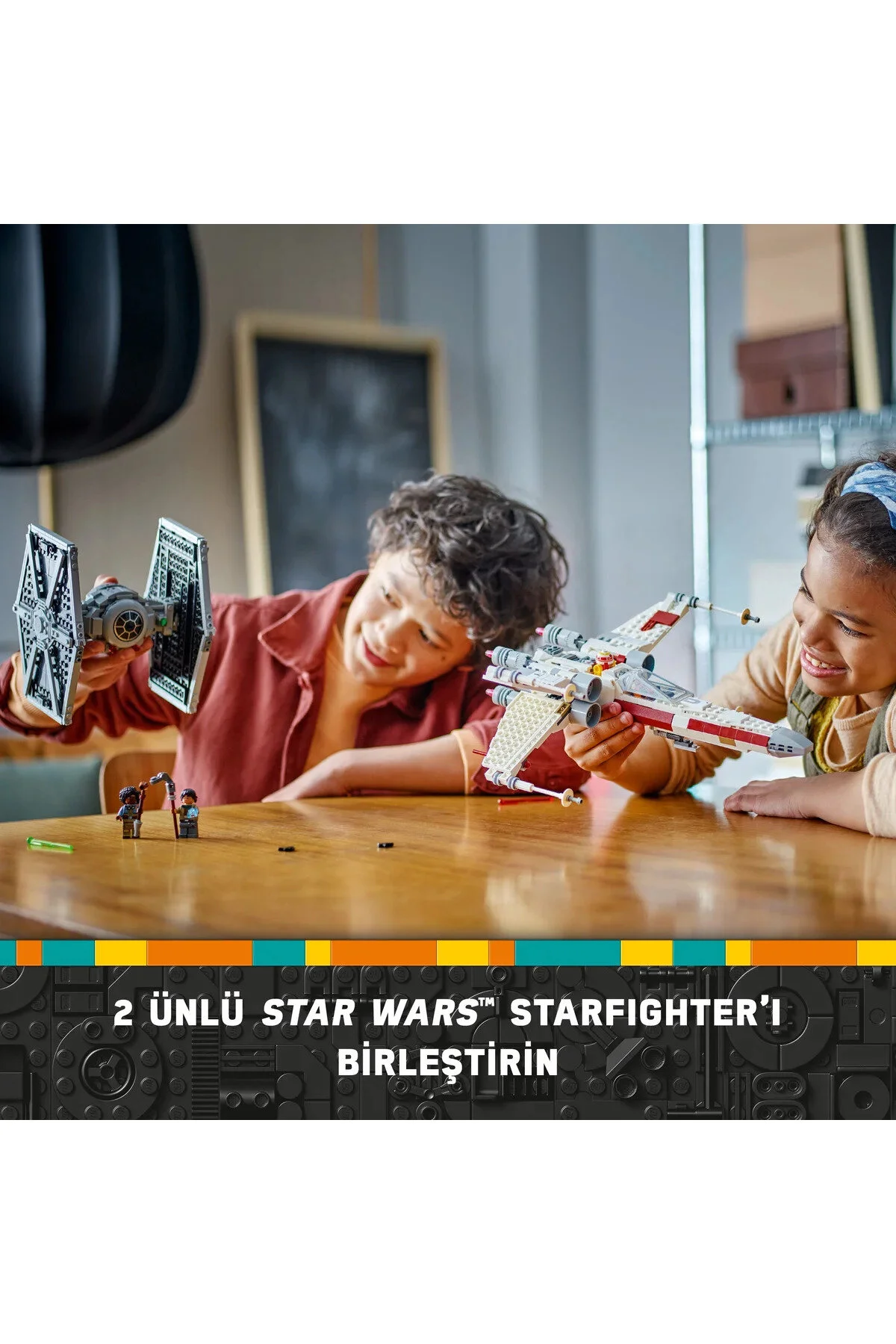 لگو و اسباب بازی های ساخت محور ® جنگ ستارگان™ TIE FIGHTER X WING COMBO 75393 9+ مجموعه ساختمان خلاق 1063 قطعه از ترکیه LEGO