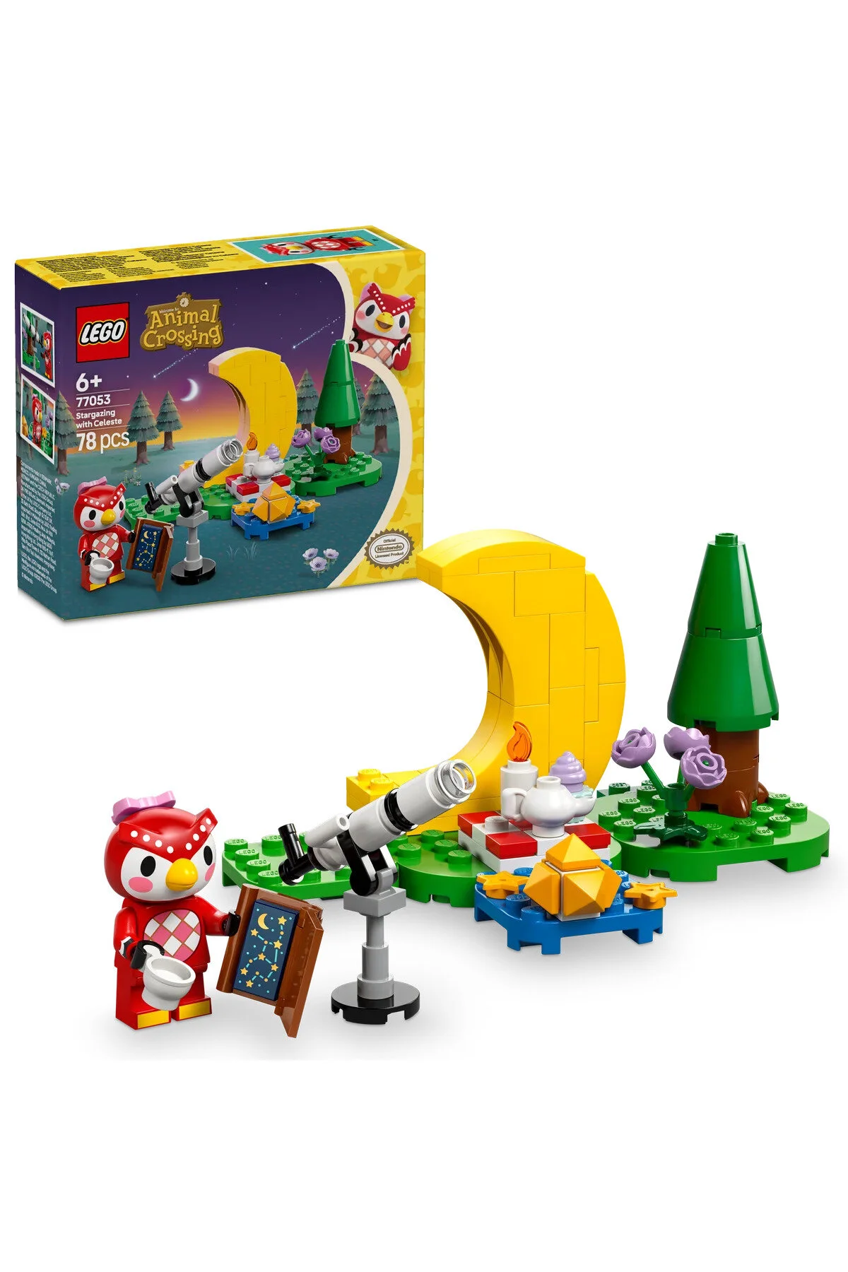 لگو مشاهده ستاره با ANIMAL CROSSING CELESTE 77053 اورجینال LEGO