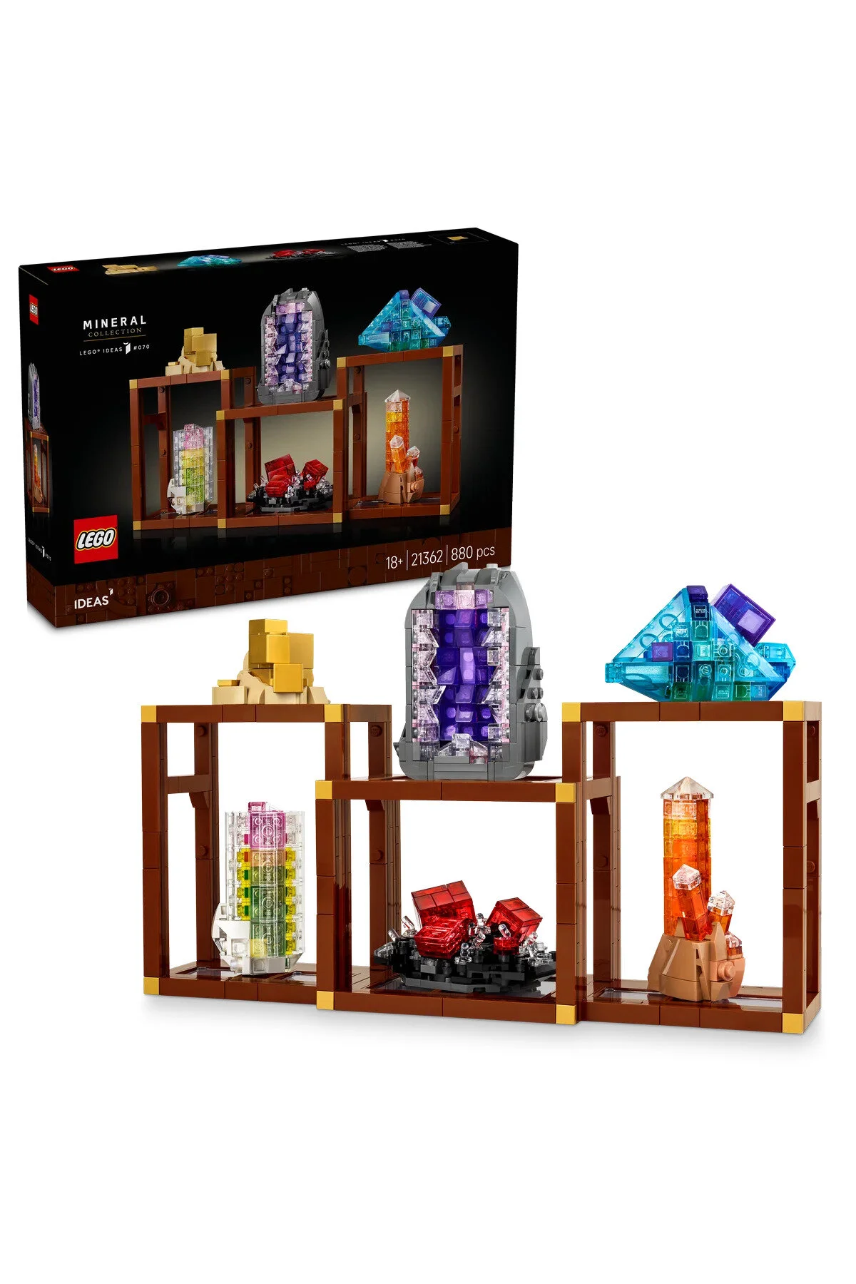 لگو و اسباب بازی های ساخت محور IDEAS 21362 MINERAL COLLECTION از ترکیه LEGO