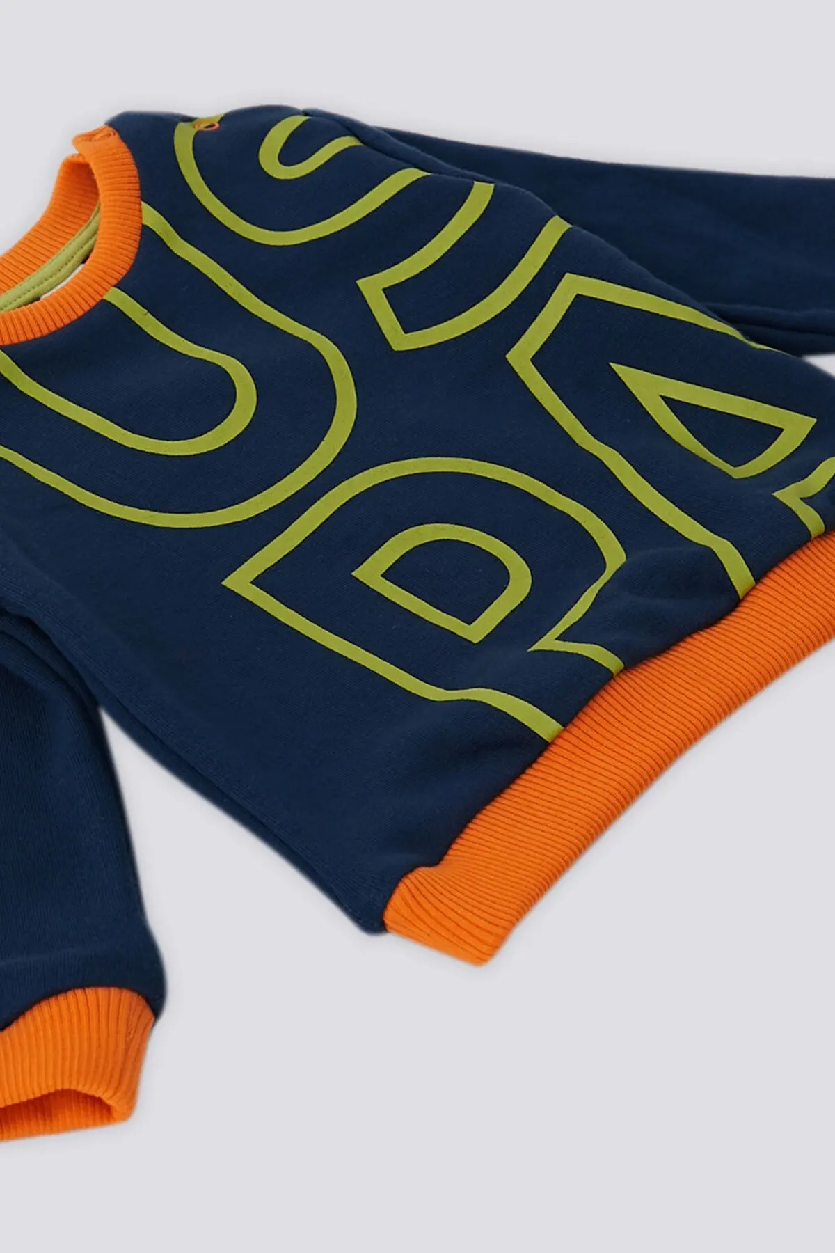 U.S. Polo Assn. پایه. مجموعه 2 تکه برای چاپ جزئیات کودک نیلی Polo Assn تیره