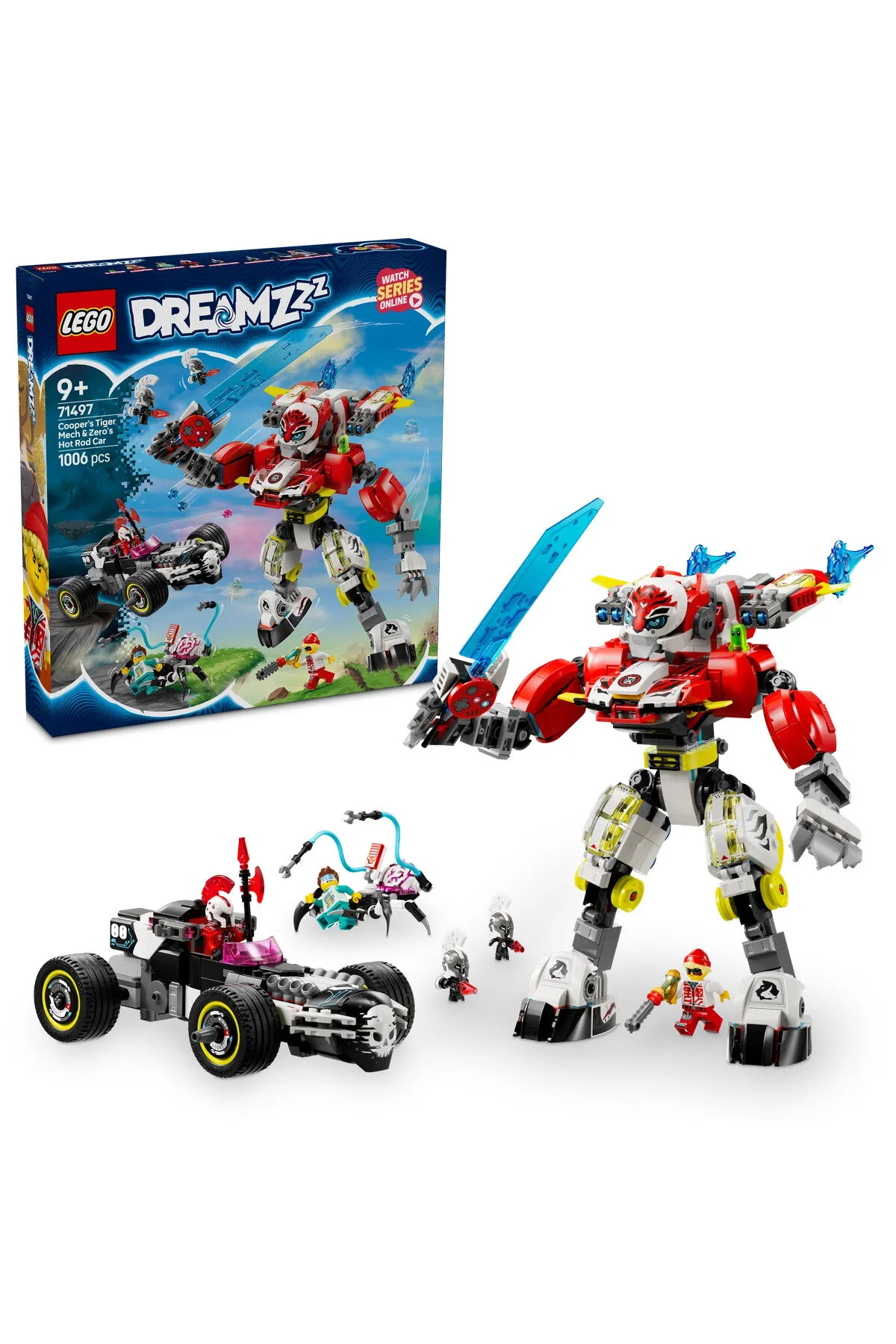 لگو ربات KAPLAN DREAMZZZ COOPER HOT ROD CAR 71497 اورجینال LEGO
