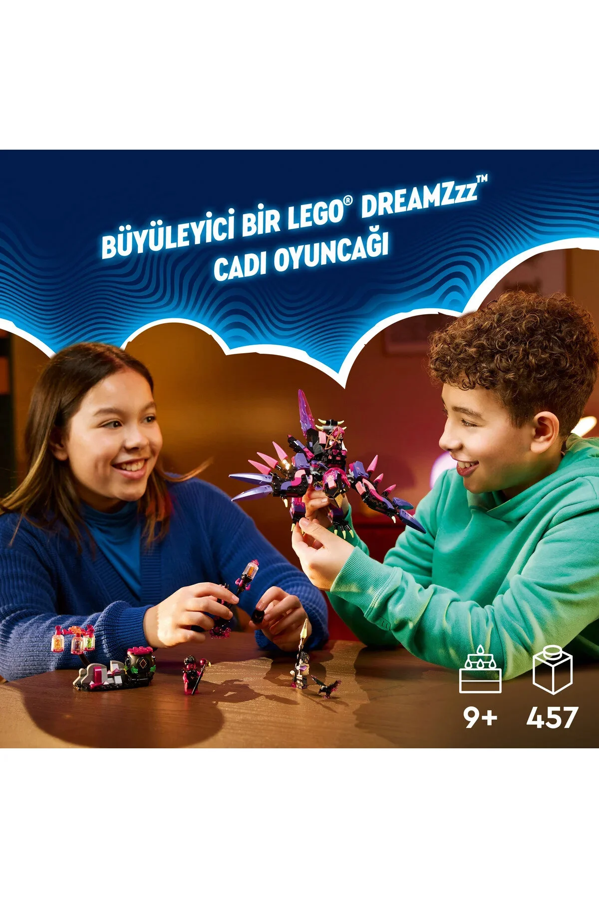 لگو و اسباب بازی های ساخت محور ® DREAMZZZ™ THE NEVER WITCH'S NIGHTMARE CREATURES 71483 – مجموعه ساختمان برای کودکان 9+ 457P از ترکیه LEGO