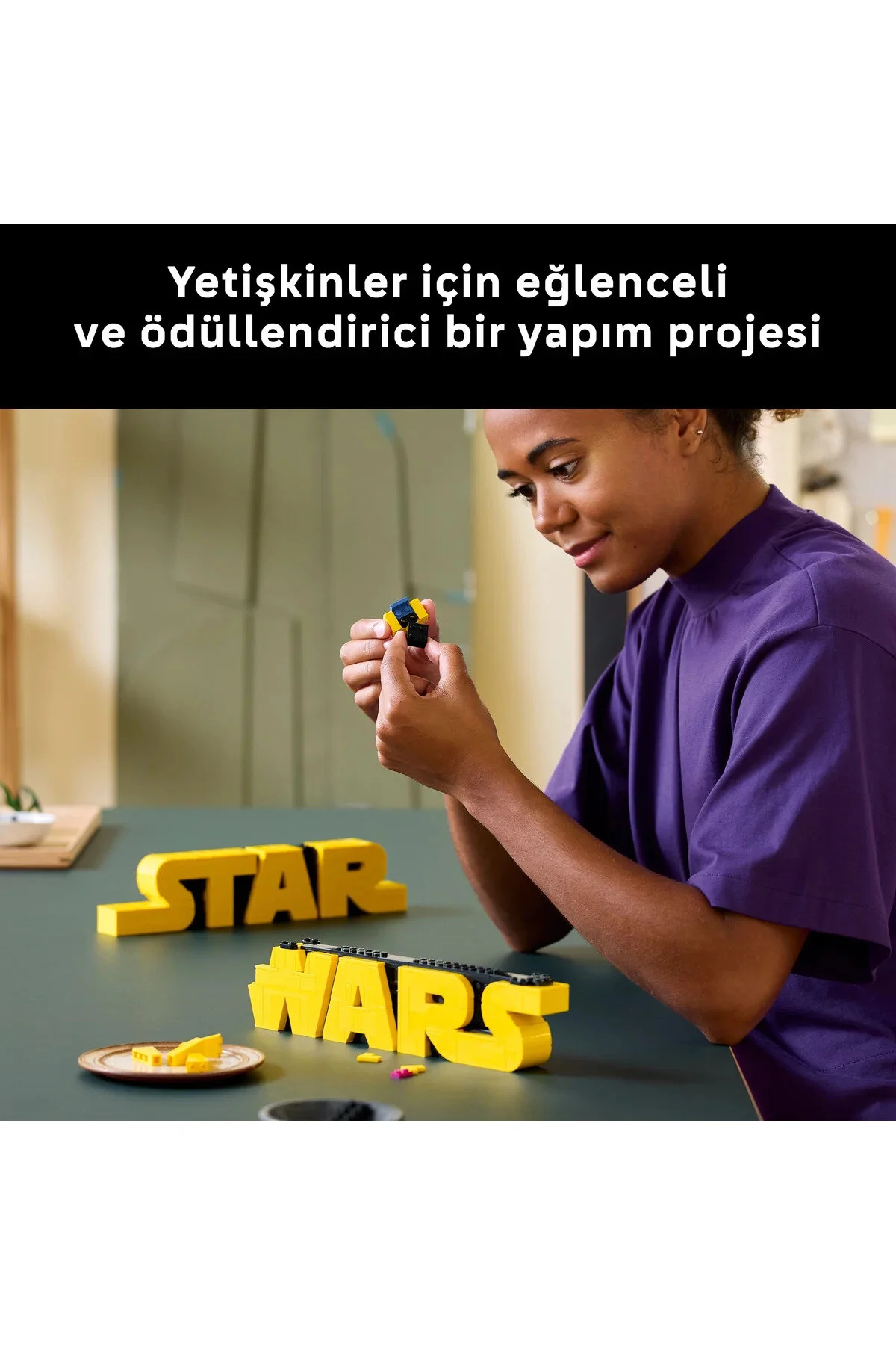 لگو و اسباب بازی های ساخت محور ® STAR WARS™ BUILDABLE WARS LOGO 75407 مجموعه ساختمانی مدل بزرگسال 700P از ترکیه LEGO