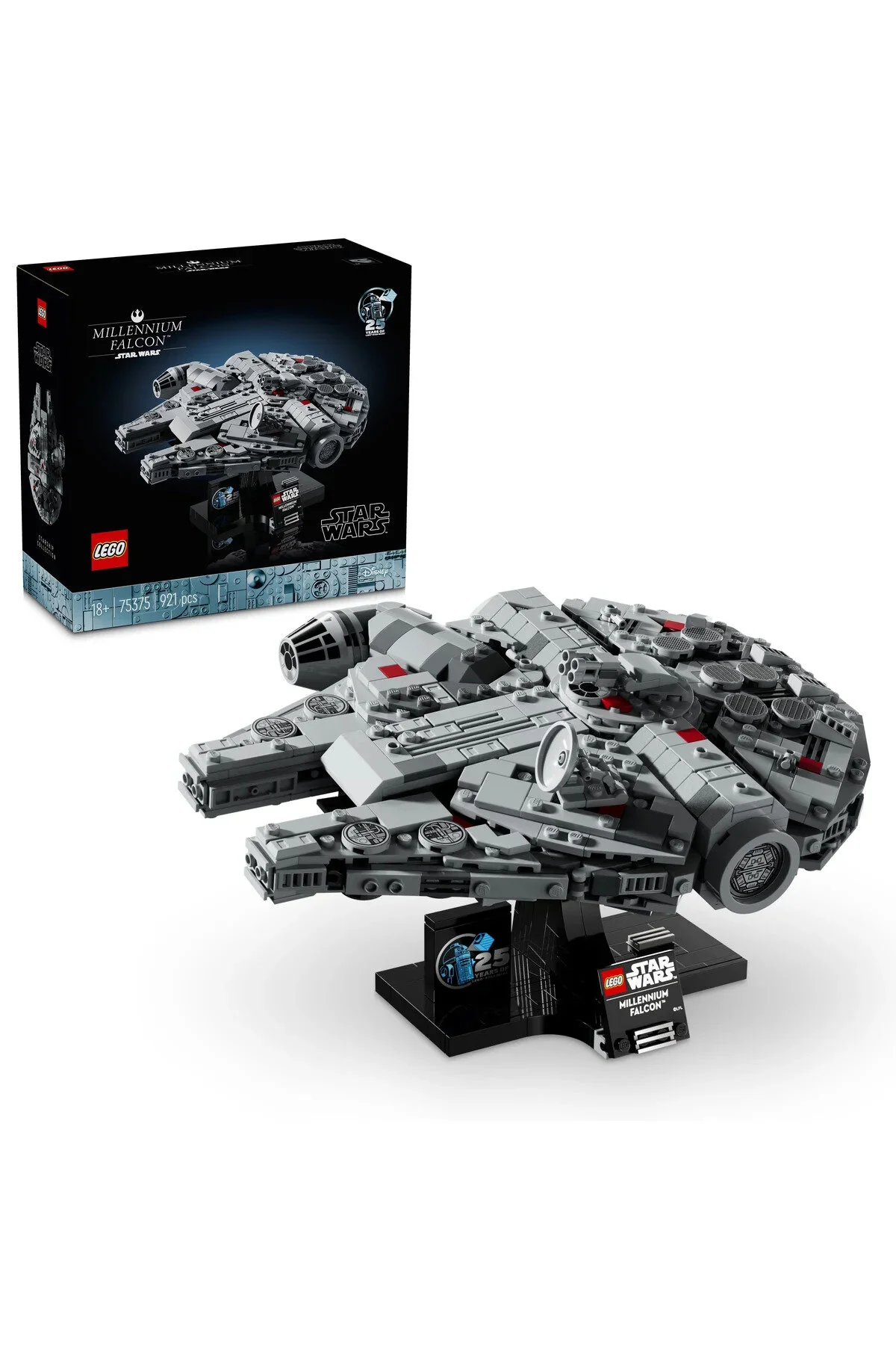 لگو و اسباب بازی های ساخت محور ® STAR WARS™ MILLENNIUM FALCON™ 75375 مجموعه ساختمان مدل کلکسیونی برای بزرگسالان 921 قطعه از ترکیه LEGO