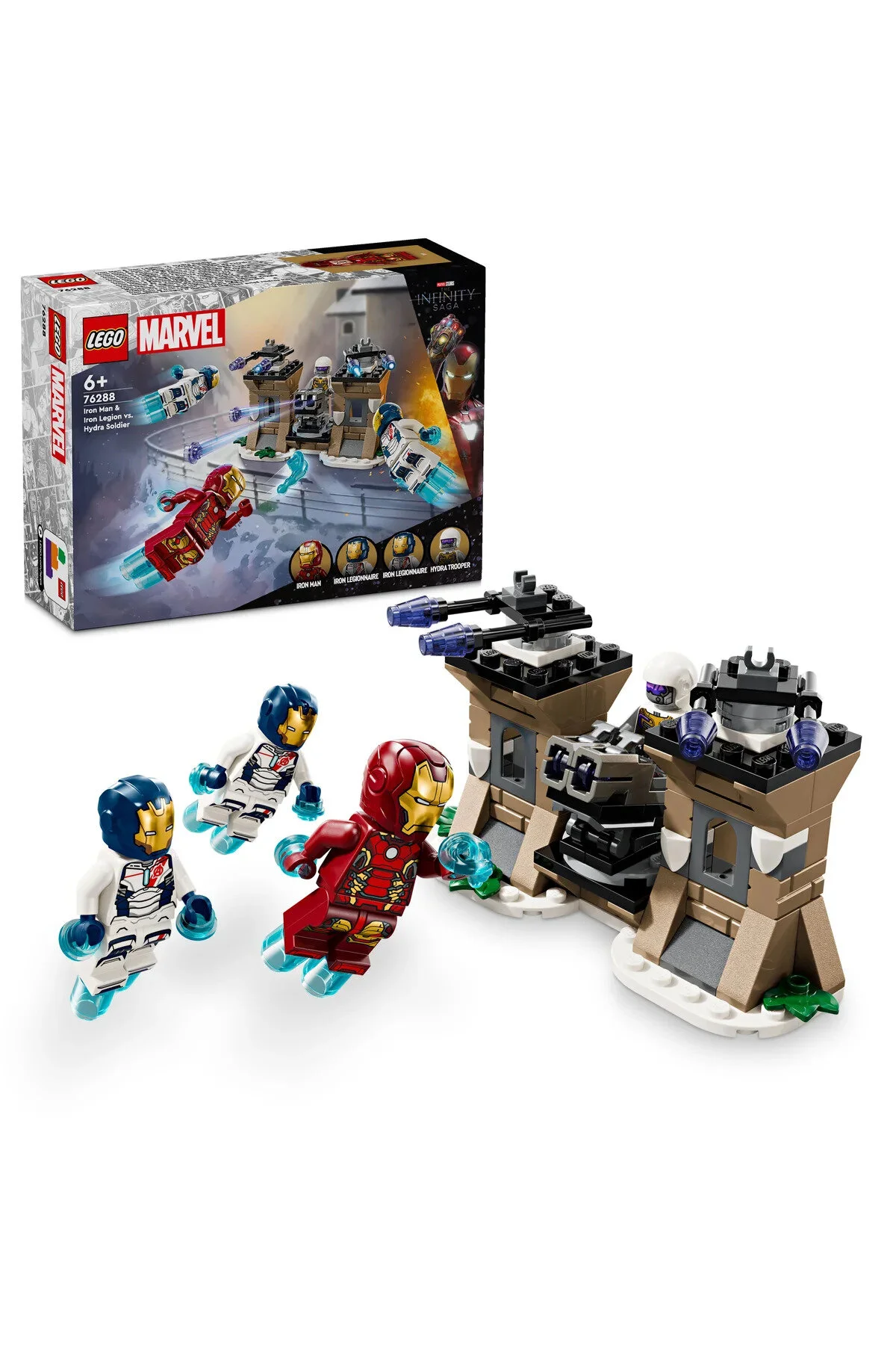 لگو و اسباب بازی های ساخت محور ® MARVEL IRON MAN AND THE ARMY VS. HYDRA SOLDIER 76288 6+ CREATIVE TOY BUILDING SET 135P از ترکیه LEGO