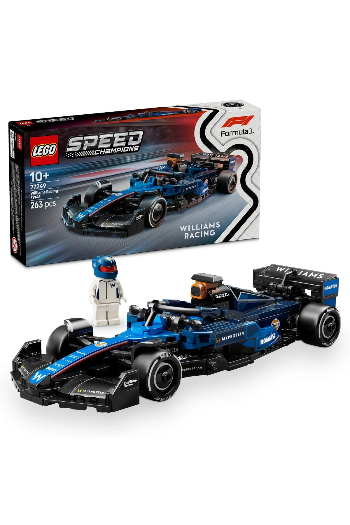 لگو قهرمانان سرعت ویلیامز مسابقه FW46 F1 RACING CAR 77249 اورجینال LEGO