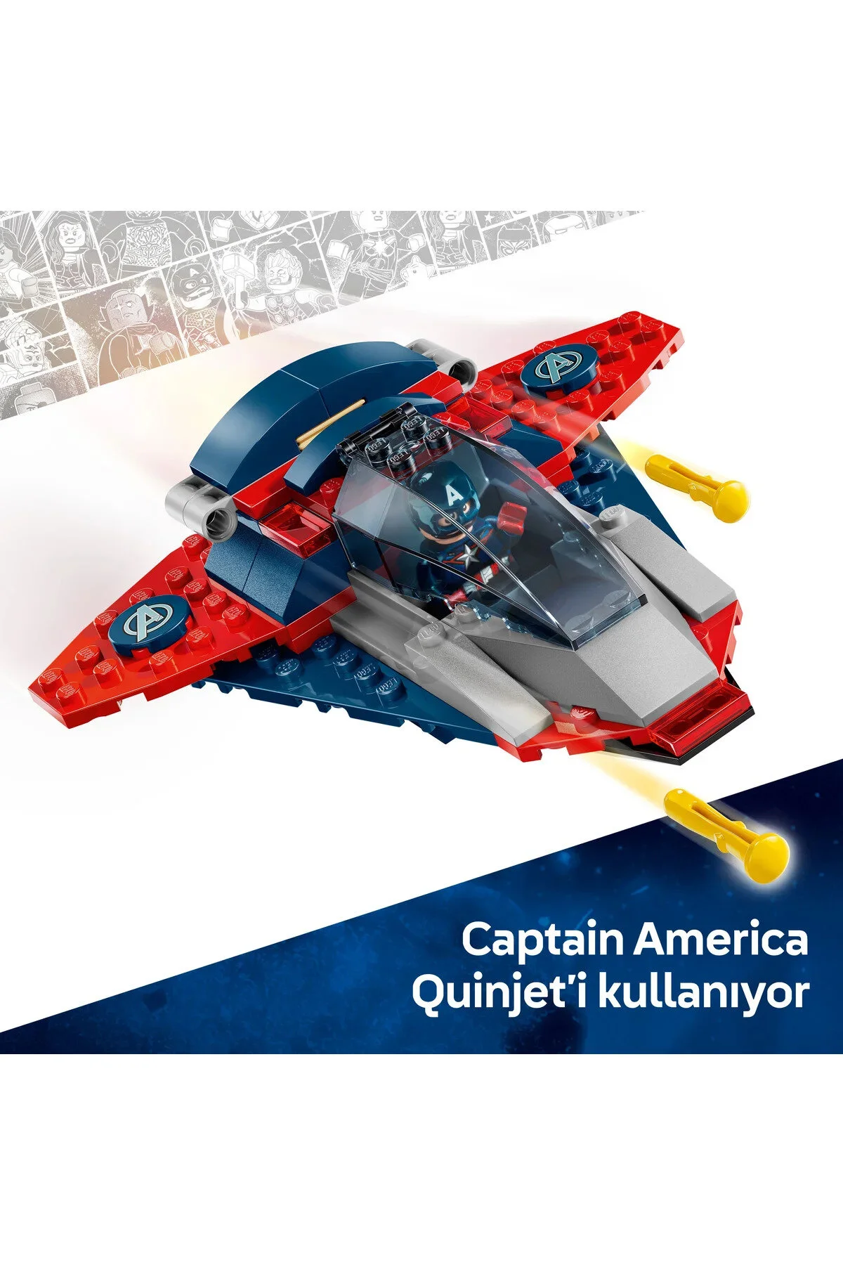 لگو و اسباب بازی های ساخت محور ® ǀ MARVEL CAPTAIN AMERICA VS. THANOS 76319 CREATIVE TOY BUILDING SET FOR KIDS 4+ 107P از ترکیه LEGO