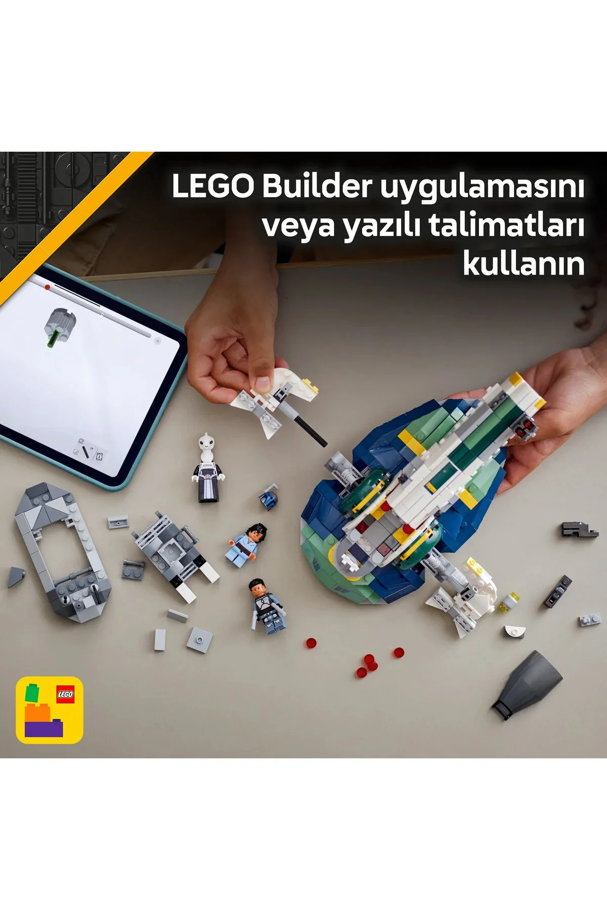 لگو و اسباب بازی های ساخت محور ® STAR WARS: ATTACK OF THE CLONES JANGO FETT'S STARSHIP 75433 9+ TOY BUILDING SET 707P از ترکیه LEGO