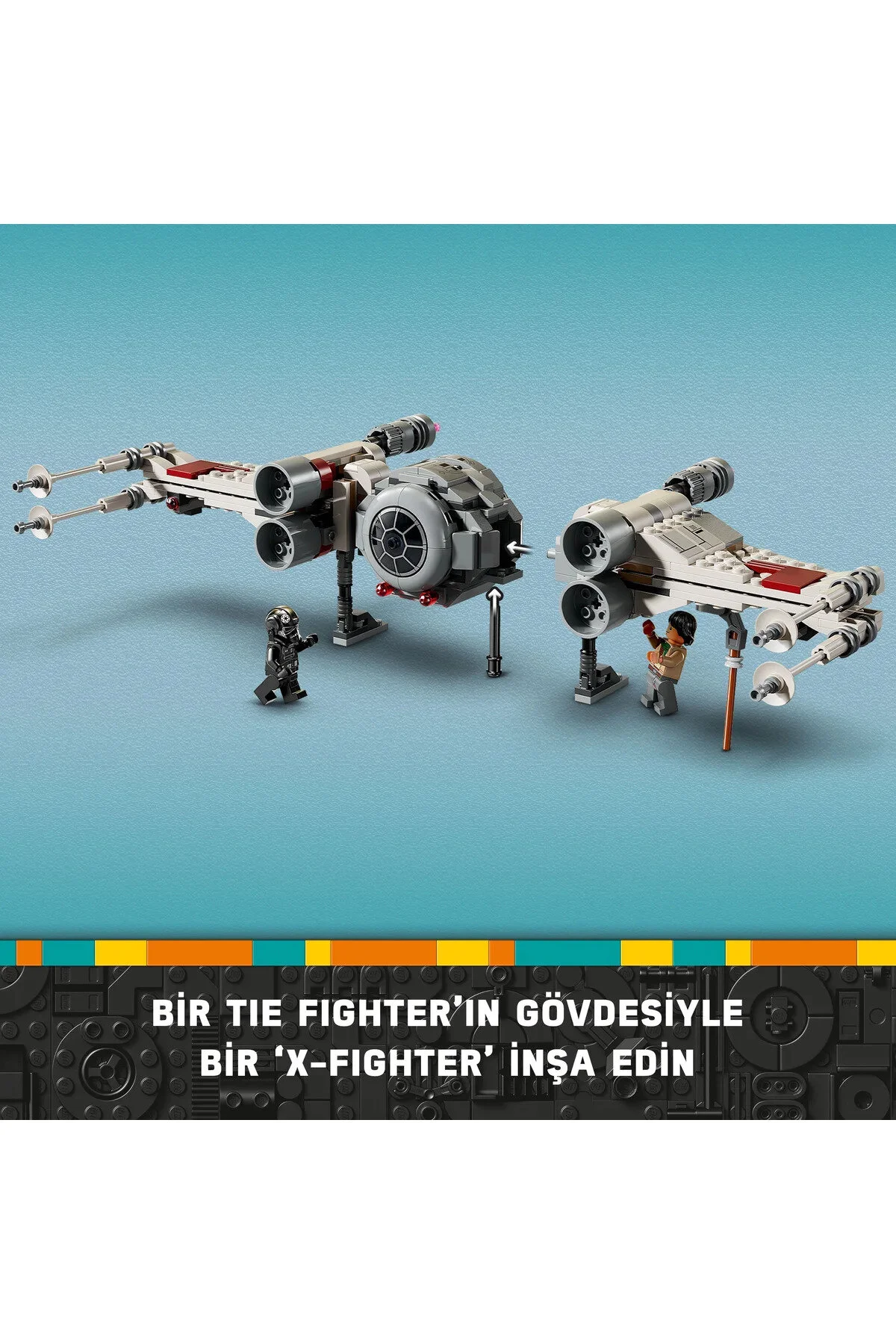 لگو و اسباب بازی های ساخت محور ® جنگ ستارگان™ TIE FIGHTER X WING COMBO 75393 9+ مجموعه ساختمان خلاق 1063 قطعه از ترکیه LEGO