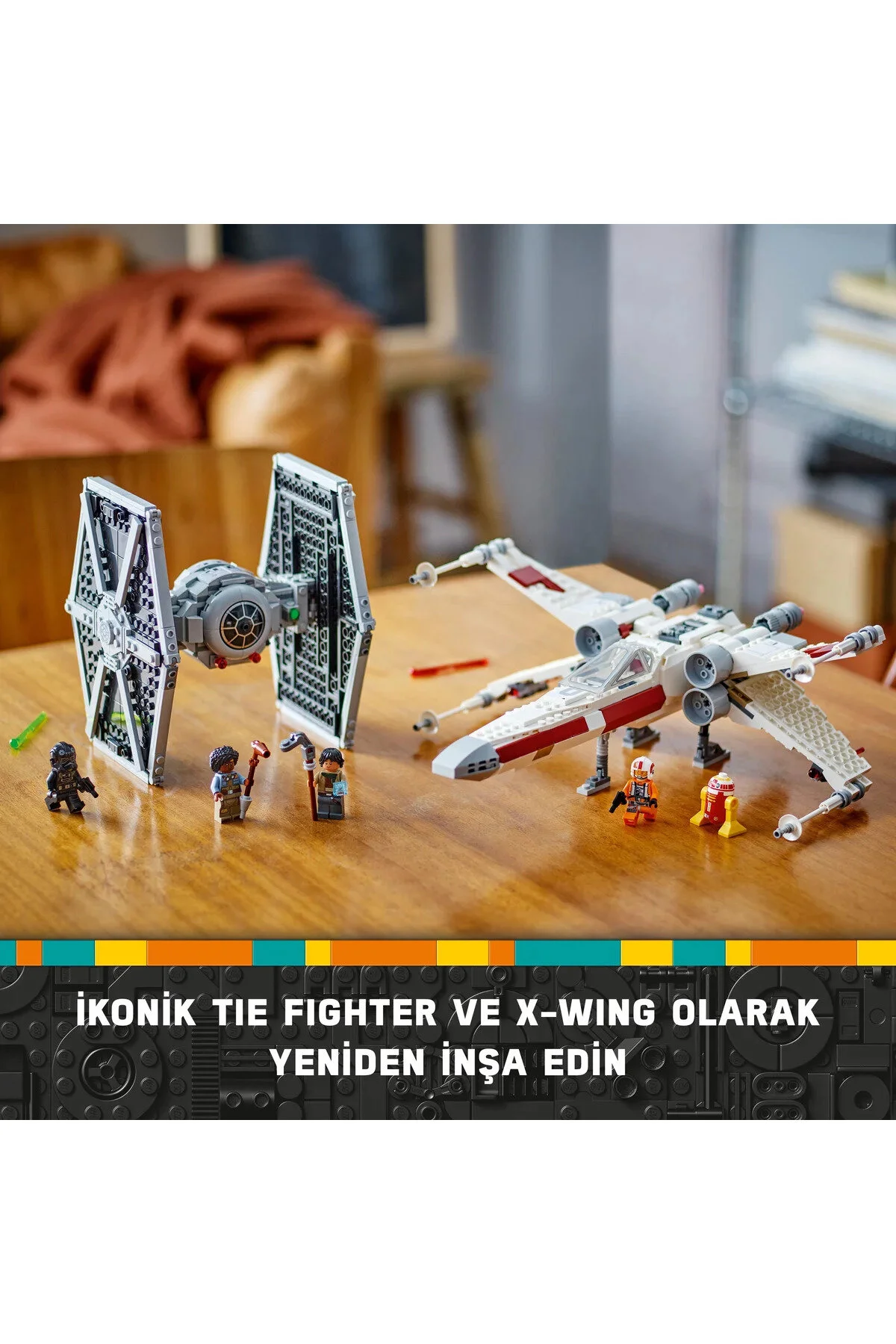 لگو و اسباب بازی های ساخت محور ® جنگ ستارگان™ TIE FIGHTER X WING COMBO 75393 9+ مجموعه ساختمان خلاق 1063 قطعه از ترکیه LEGO